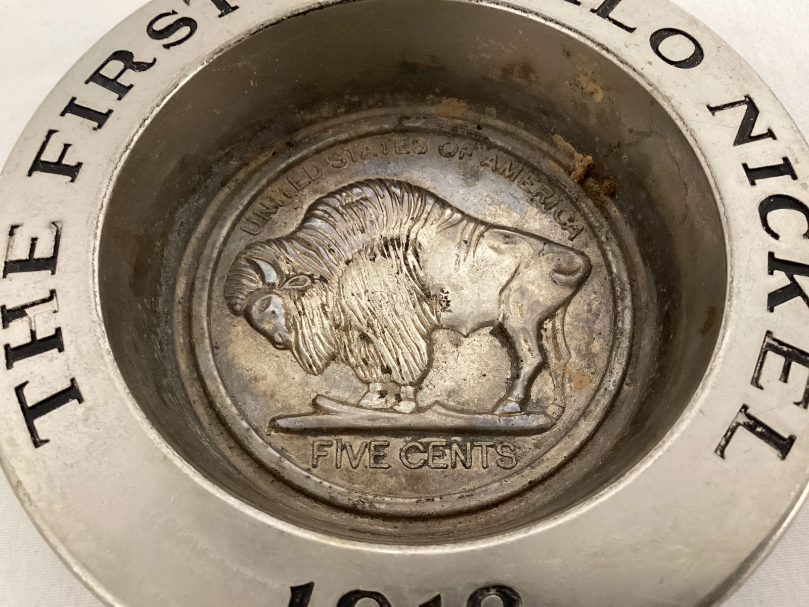 Avon First Buffalo Nickel Wine Coaster - 2