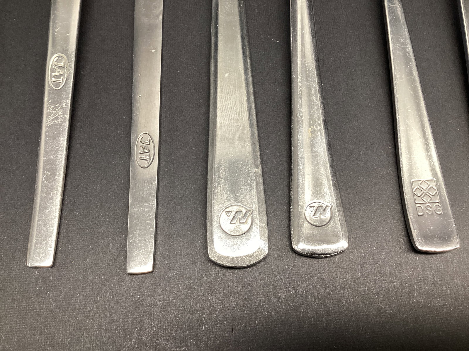 Airline and Hotel Glasses and Flatware - 10