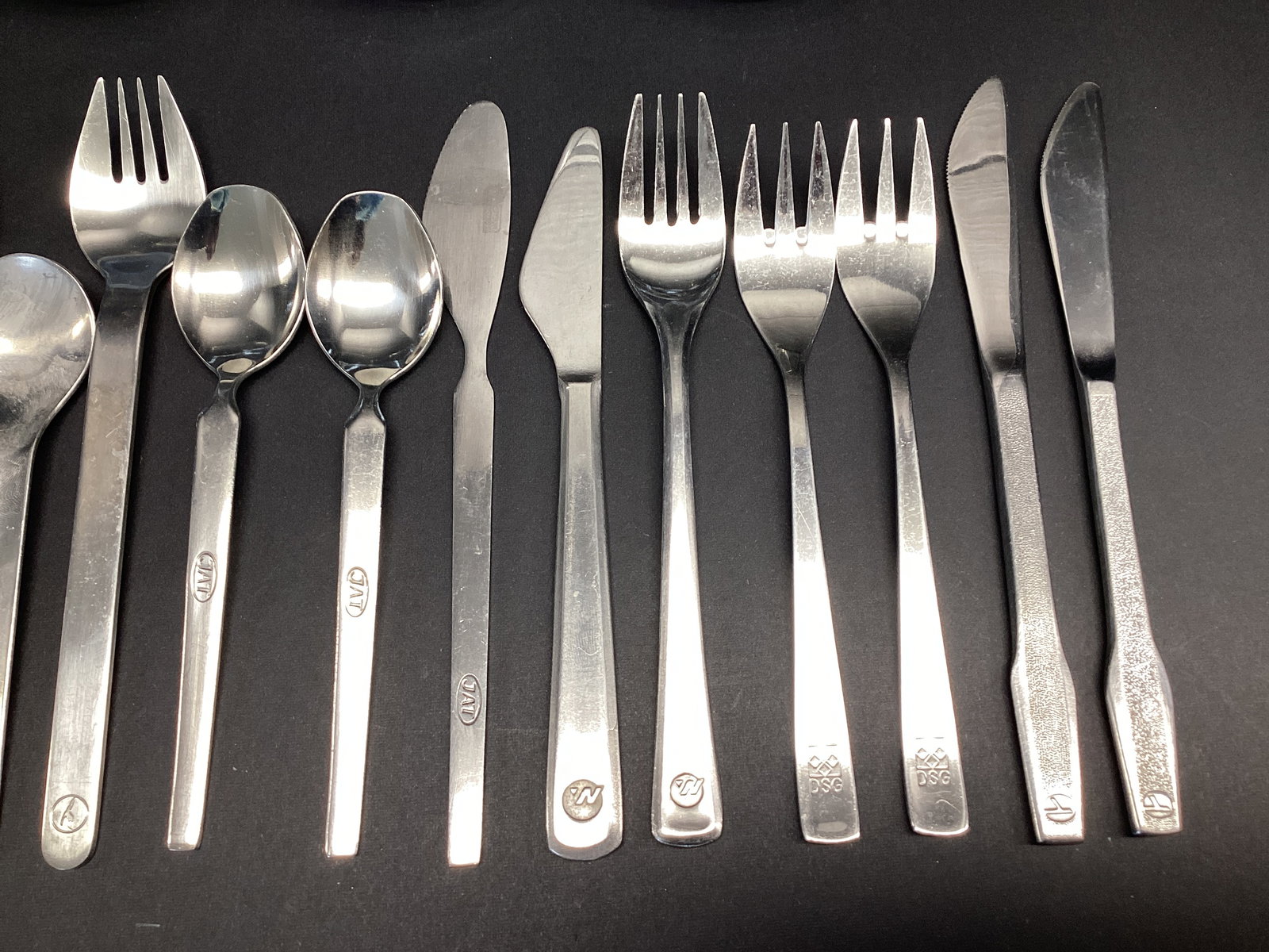 Airline and Hotel Glasses and Flatware - 8