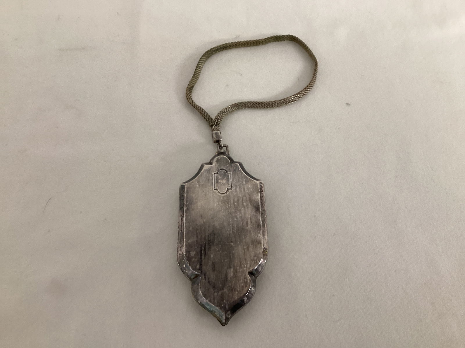 Vintage Ladies Silverplate Wrist Wallet: . 