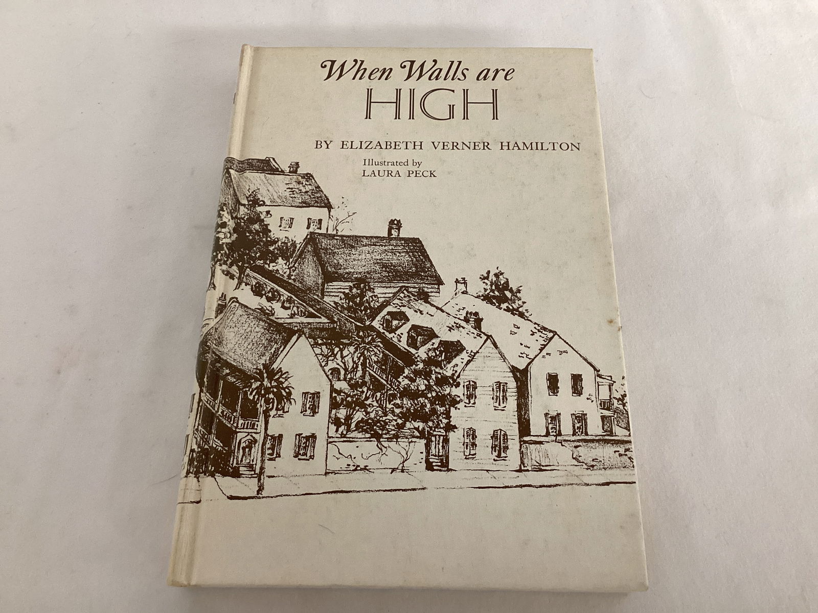 Signed Tradd Street Press When Walls are High First Edition Book: Elizabeth Verner Hamilton 