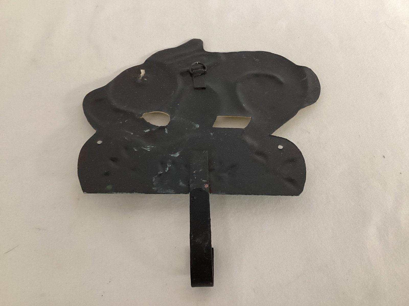 Metal Rabbit with Carrot Wall Hook - 2
