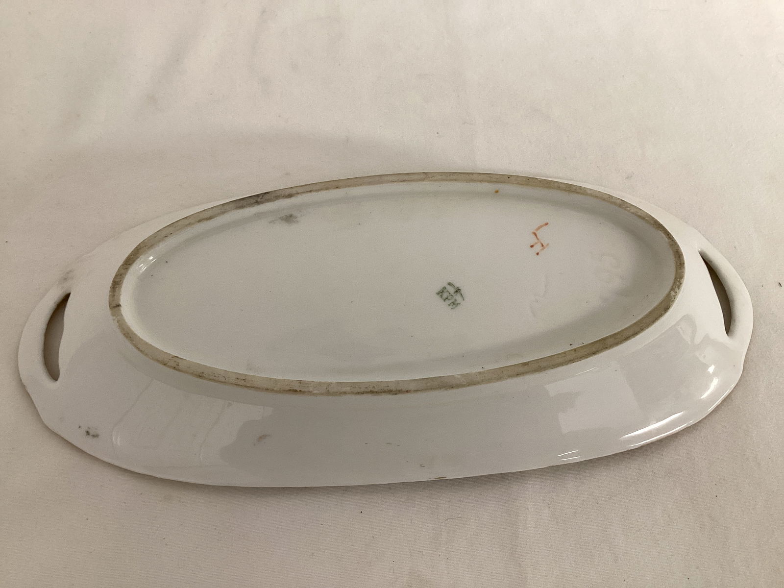 Floral Oval Dish and Leaf Plates - 7