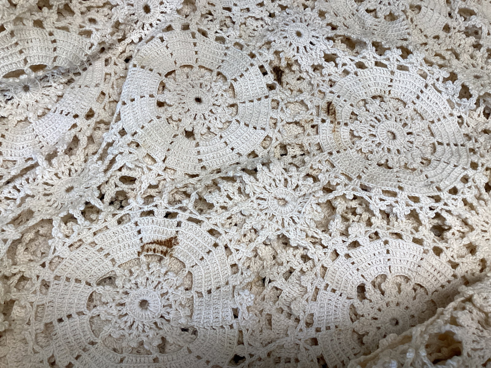 Crochet Tablecloth with Fringe - 4