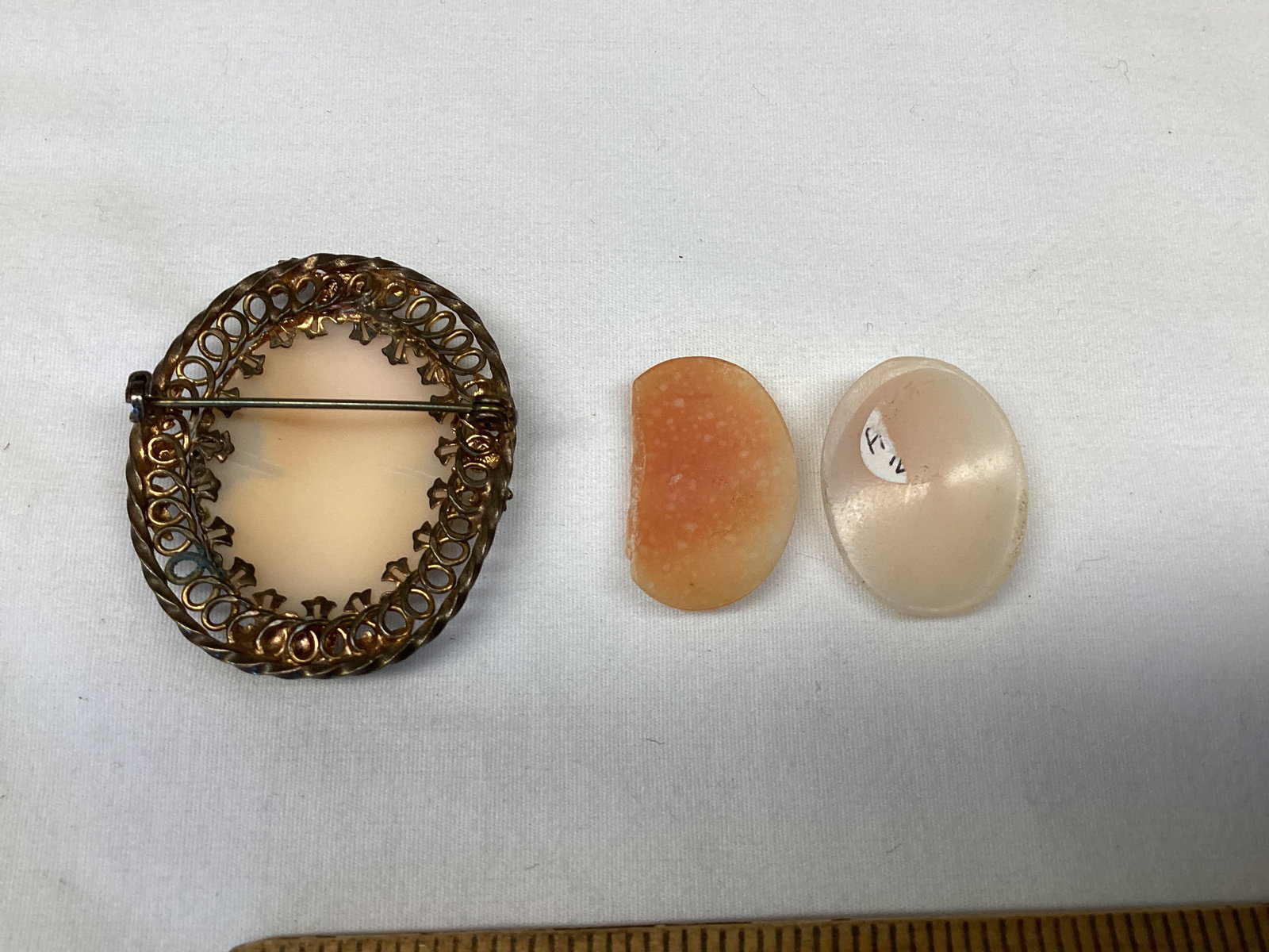Cameo Brooches and Earrings - 5