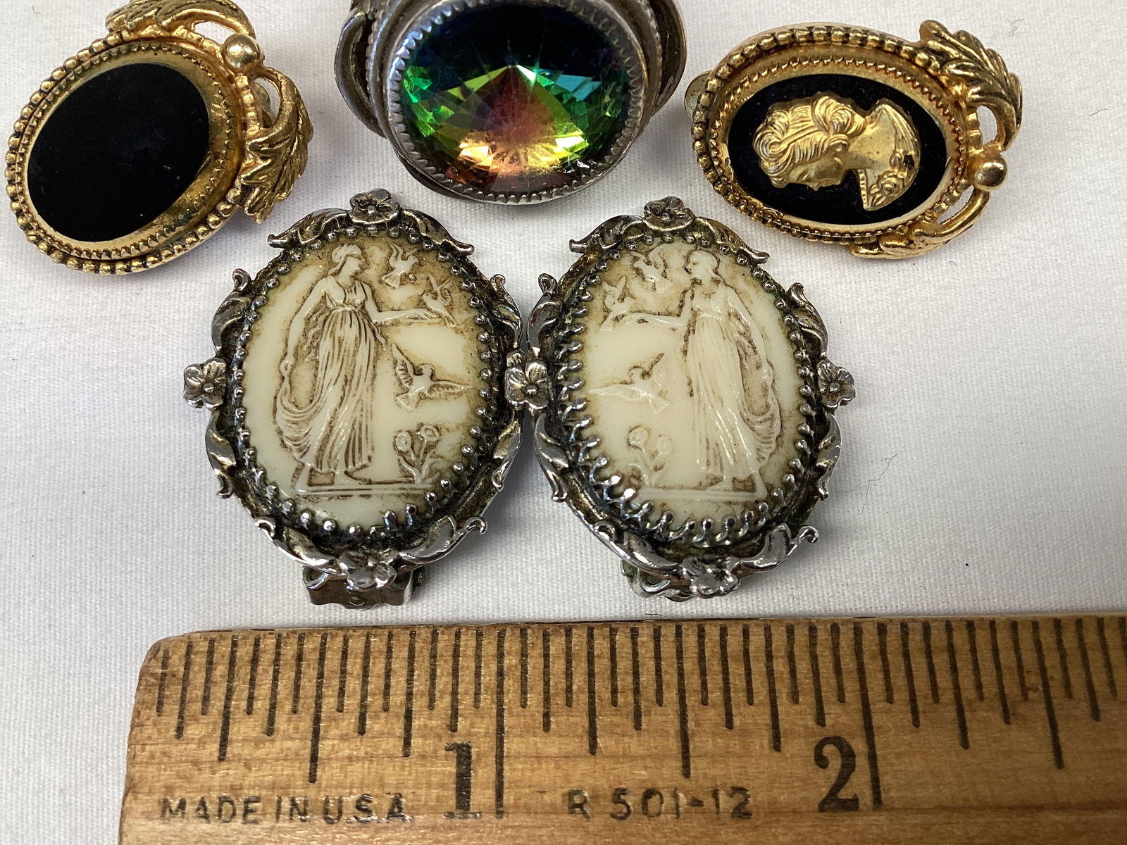 Whiting & Davis Ring and Earrings - 2