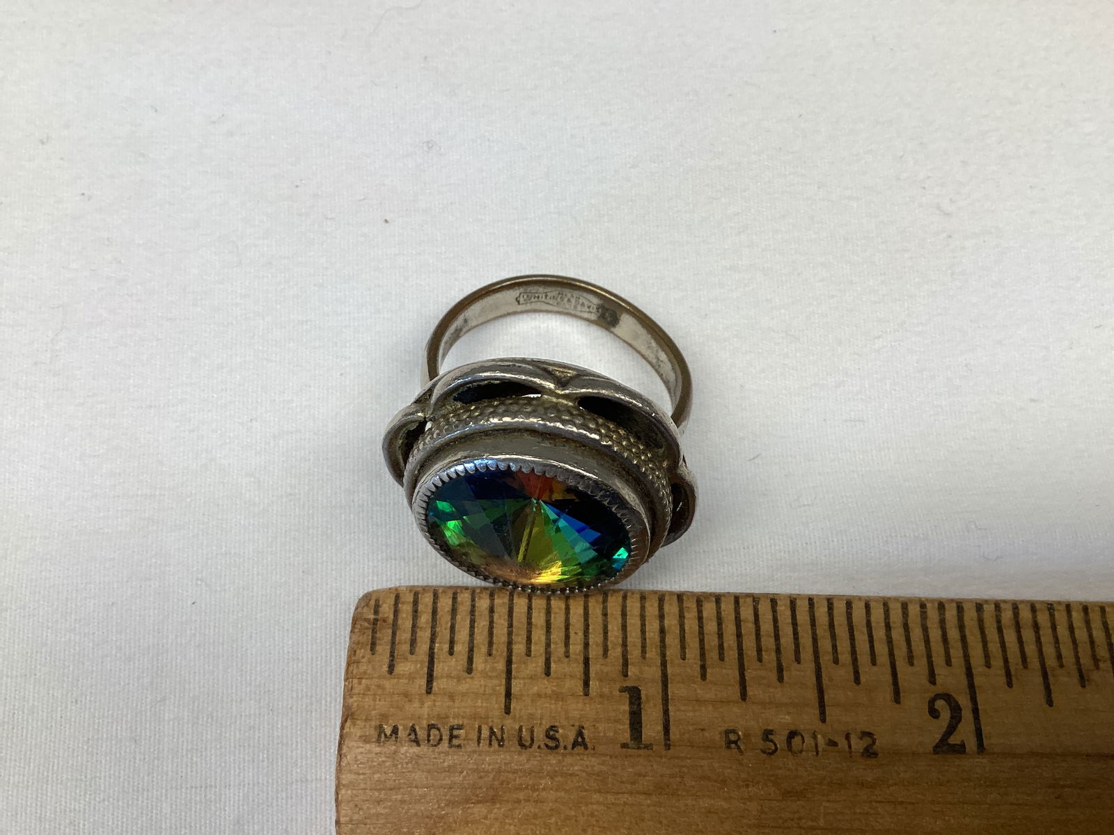 Whiting & Davis Ring and Earrings - 7