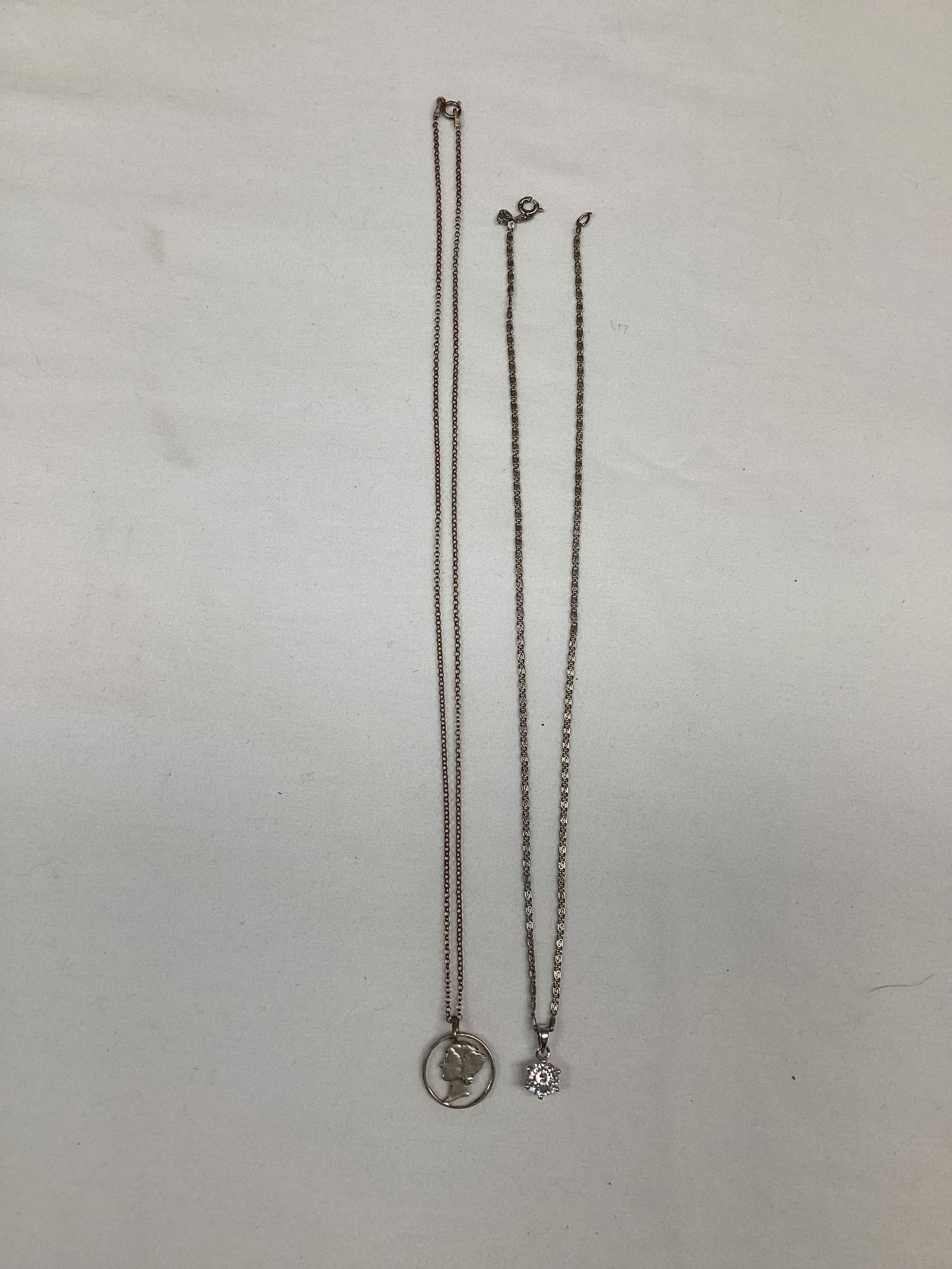 Two Sterling Chains with Pendants (1 of 5)