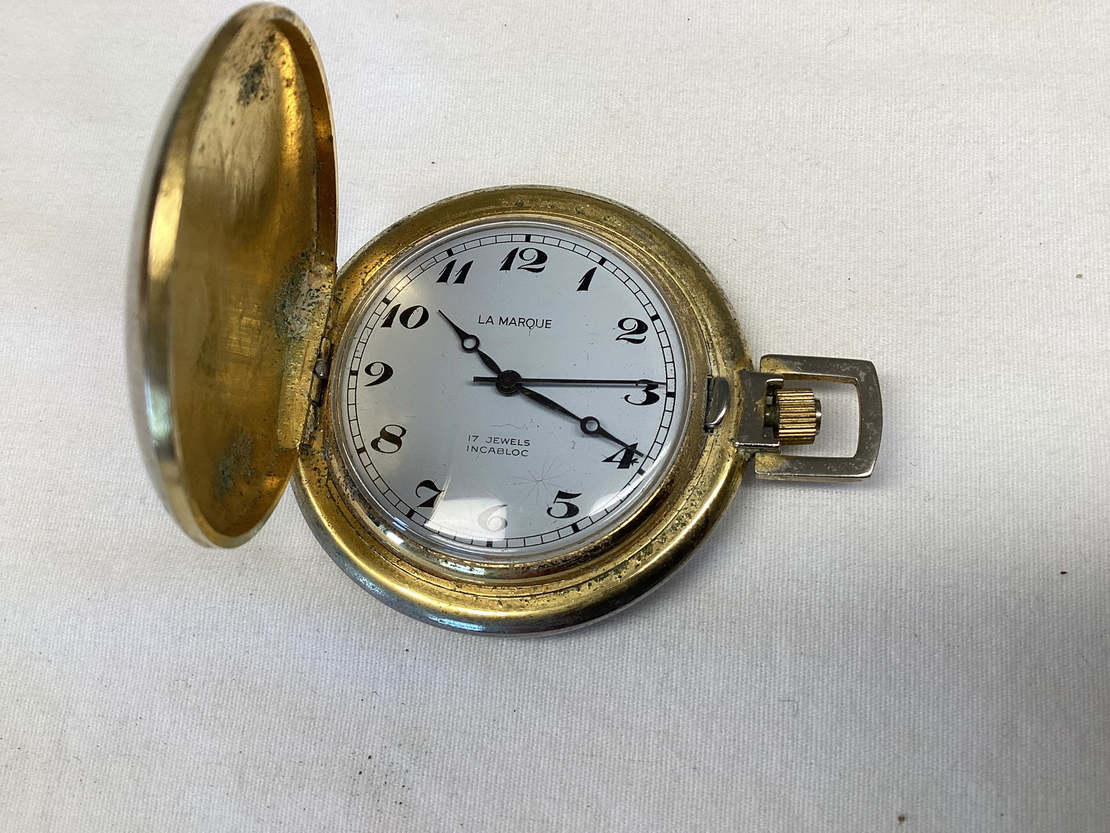 La Marque 17 Jewels Incabloc Pocket Watch - 2