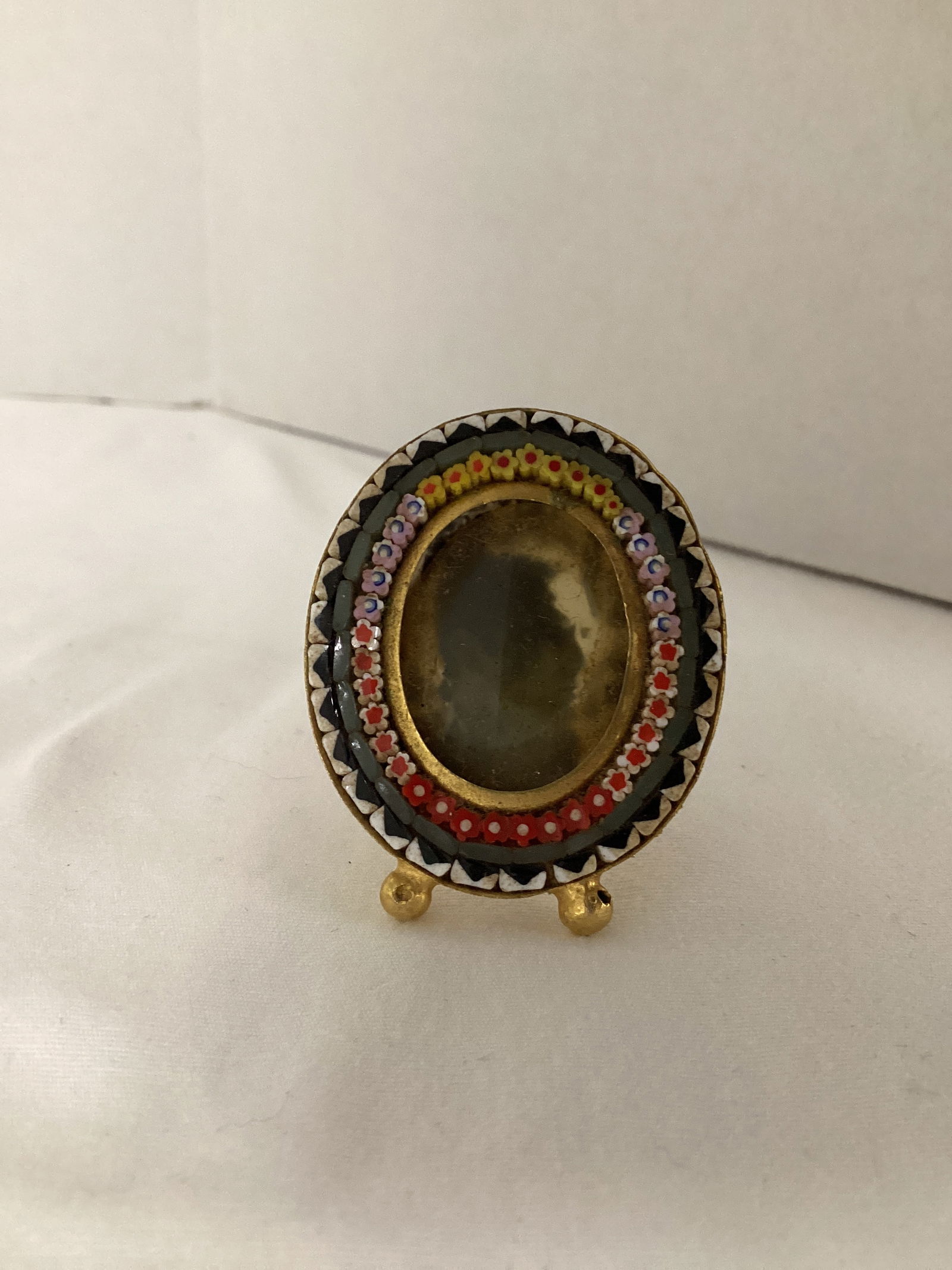 Miniature Italian Micro Mosaic Photo Frame (1 of 4)