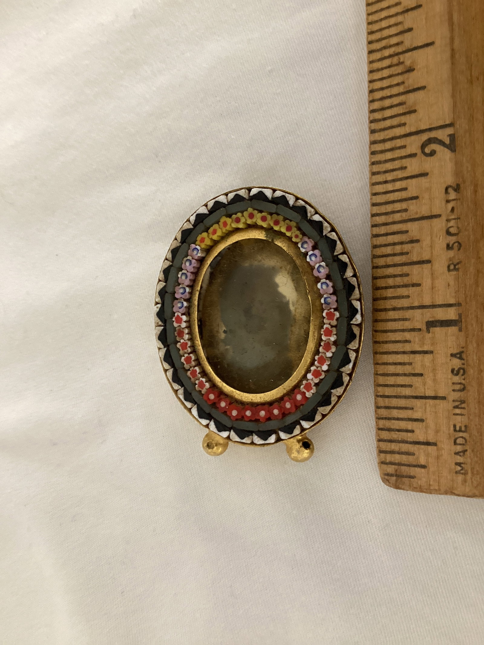 Miniature Italian Micro Mosaic Photo Frame - 3