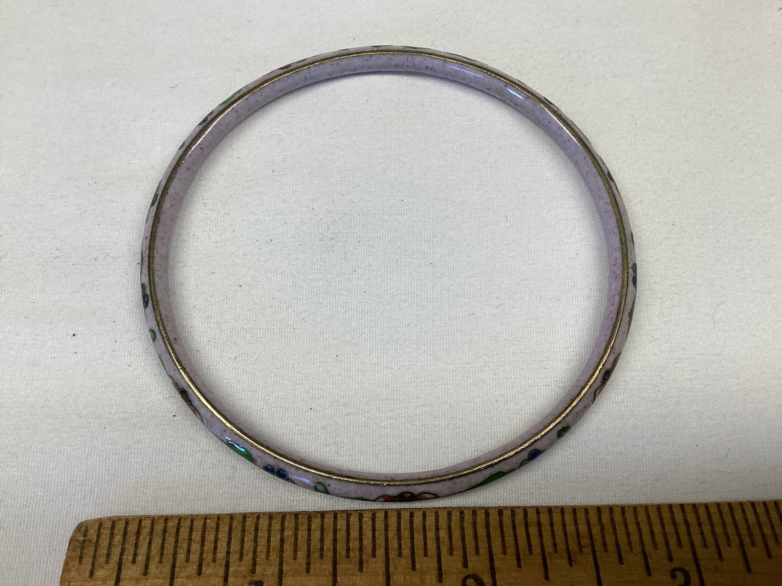 Cloisonne Pendant and Bangle Bracelet - 4