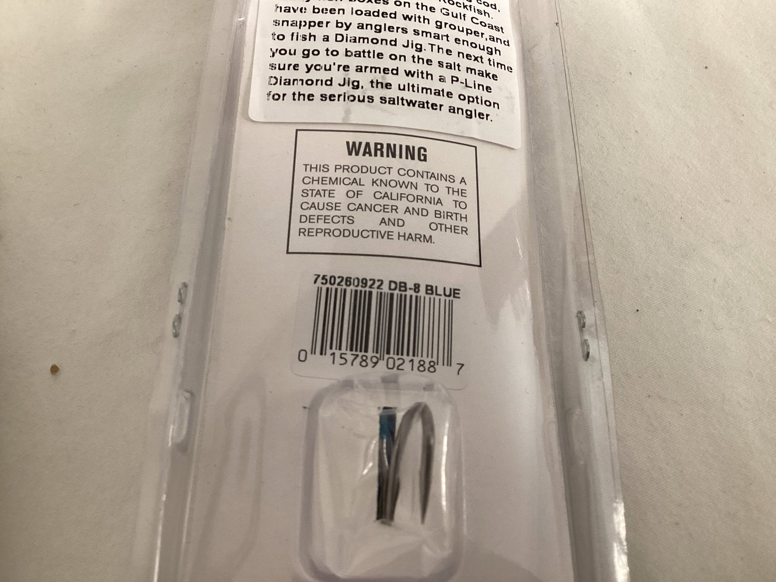 P-Line Diamond Jig 8 oz. Fishing Lures - 5