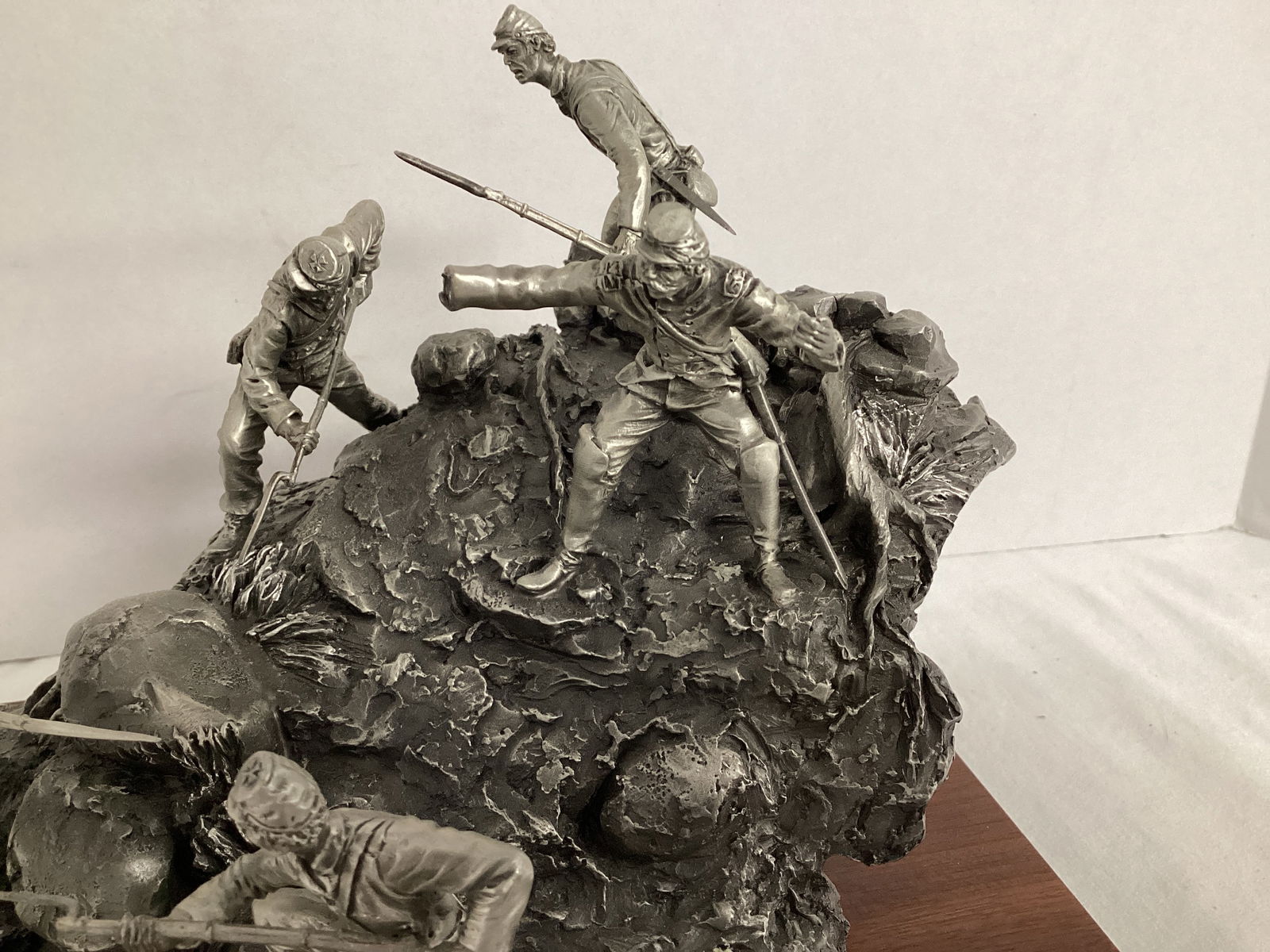 Chilmark FJ Barnum Signed The Swinging Gate Sculpture - 4