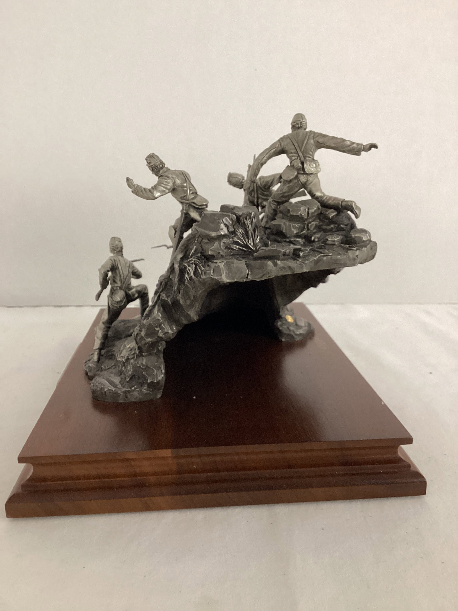 Chilmark FJ Barnum Signed The Swinging Gate Sculpture - 6