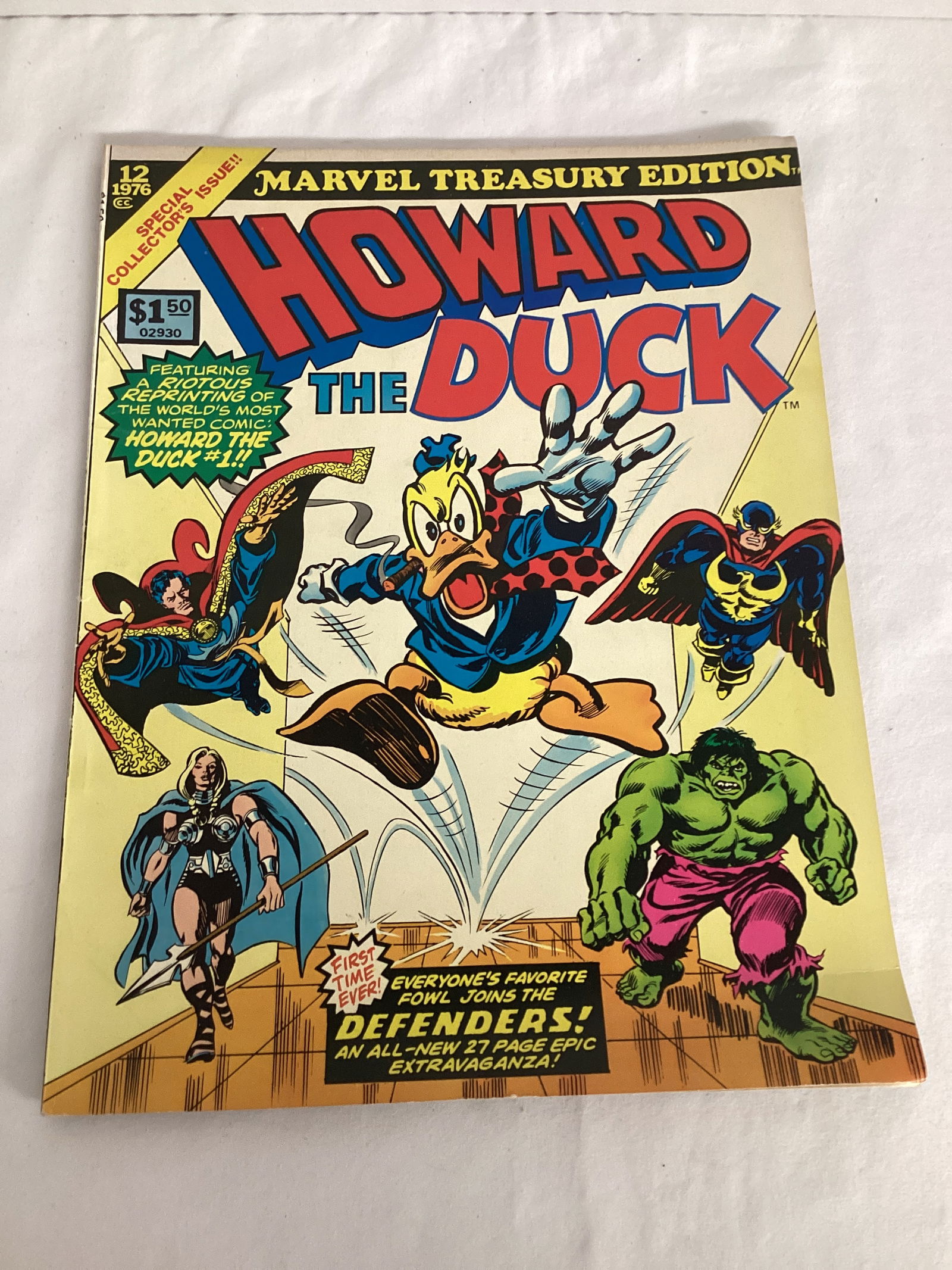 Howard the Duck 12 Collectors Edition Oversize Marvel Treasury Edition Comic Book (1 of 7)