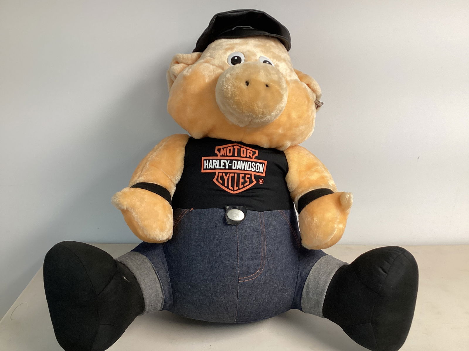Harley Davidson Motorcycles Stuffed Pig (1 of 6)