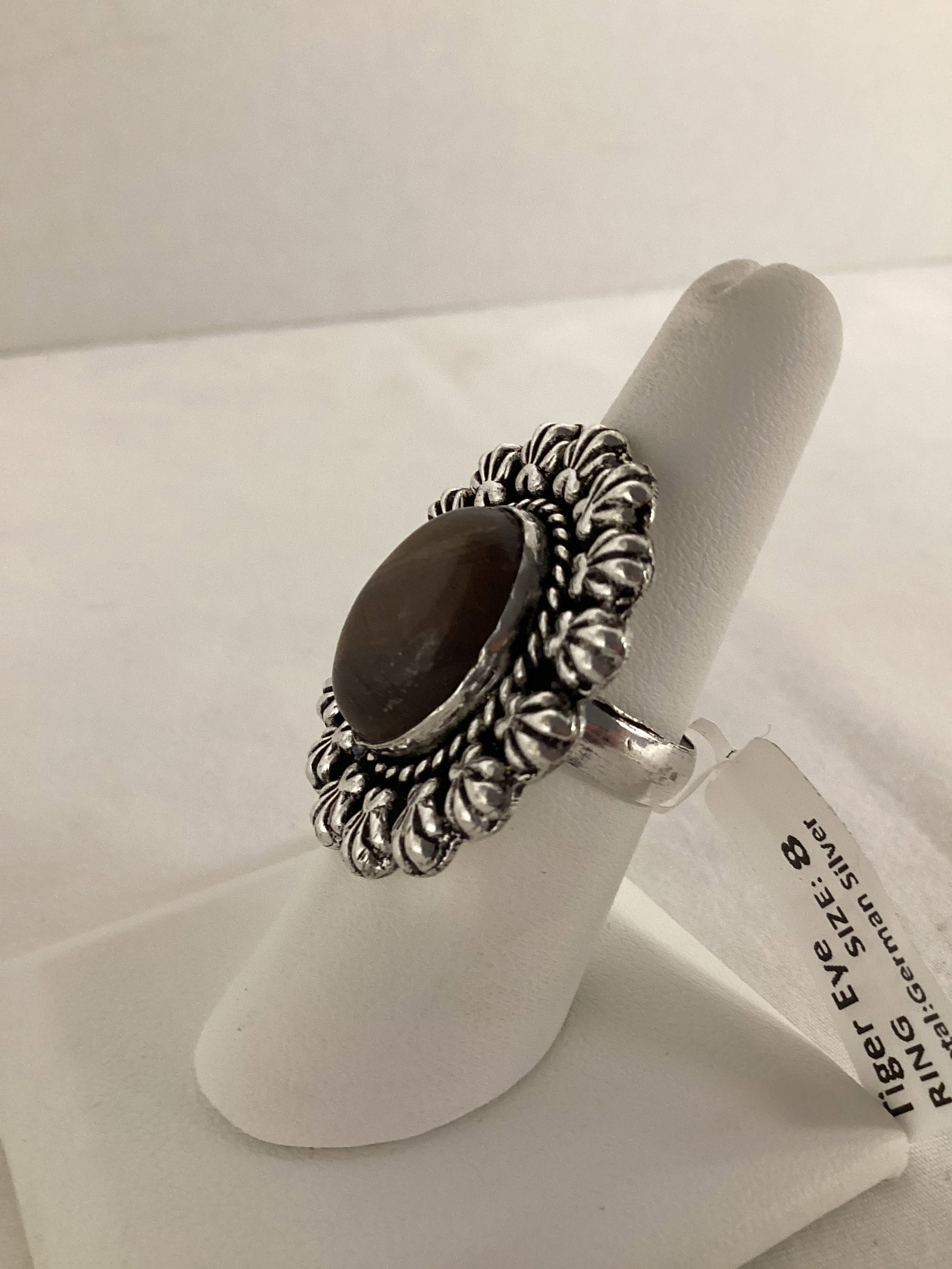 Tiger Eye Size 8 Ring - 2