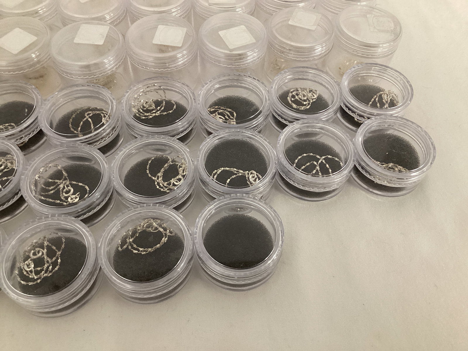 60 Sterling Silver Bracelets in Individual Containers - 4