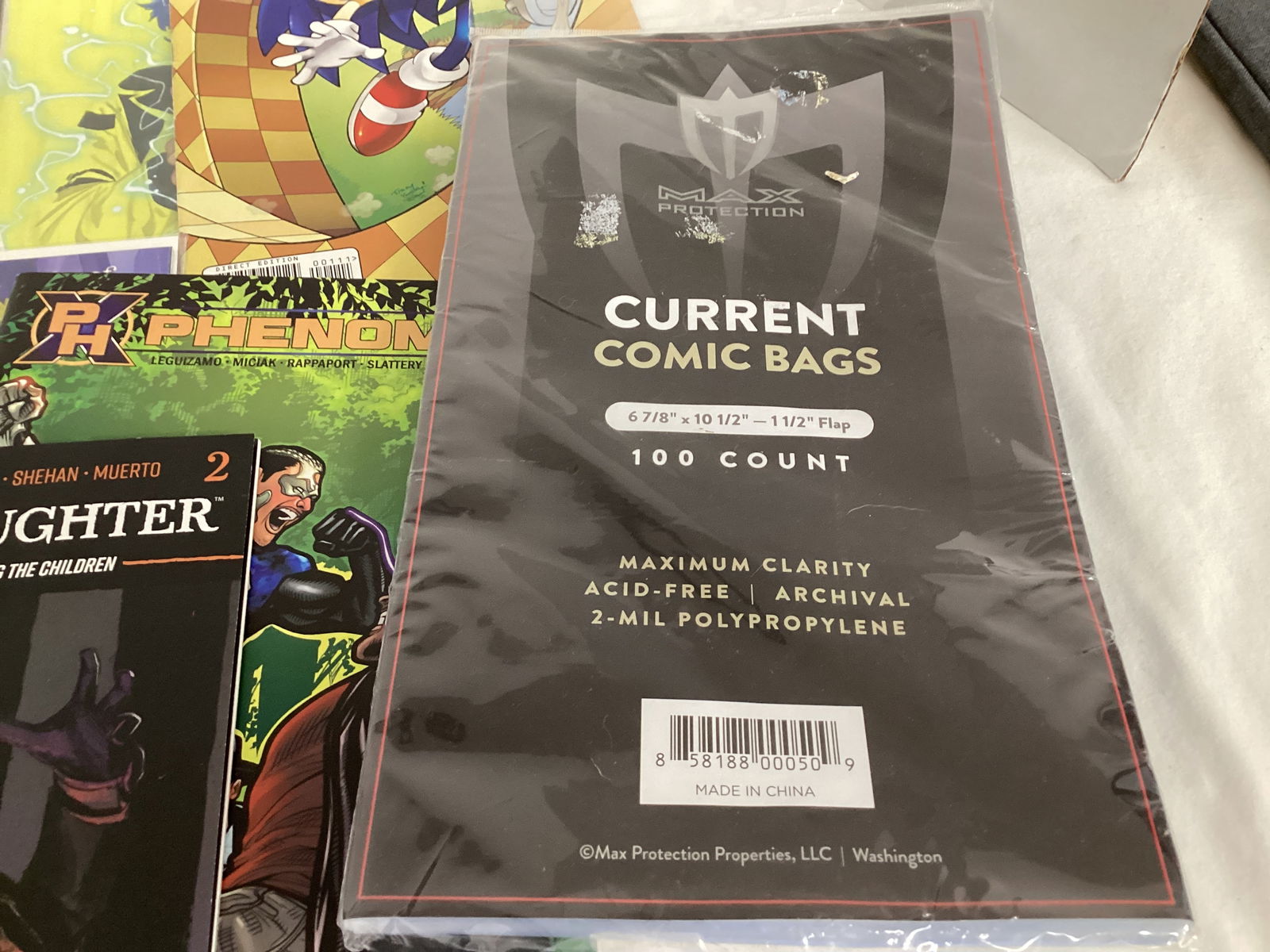 Comic Books with Comic Book Bags - 2