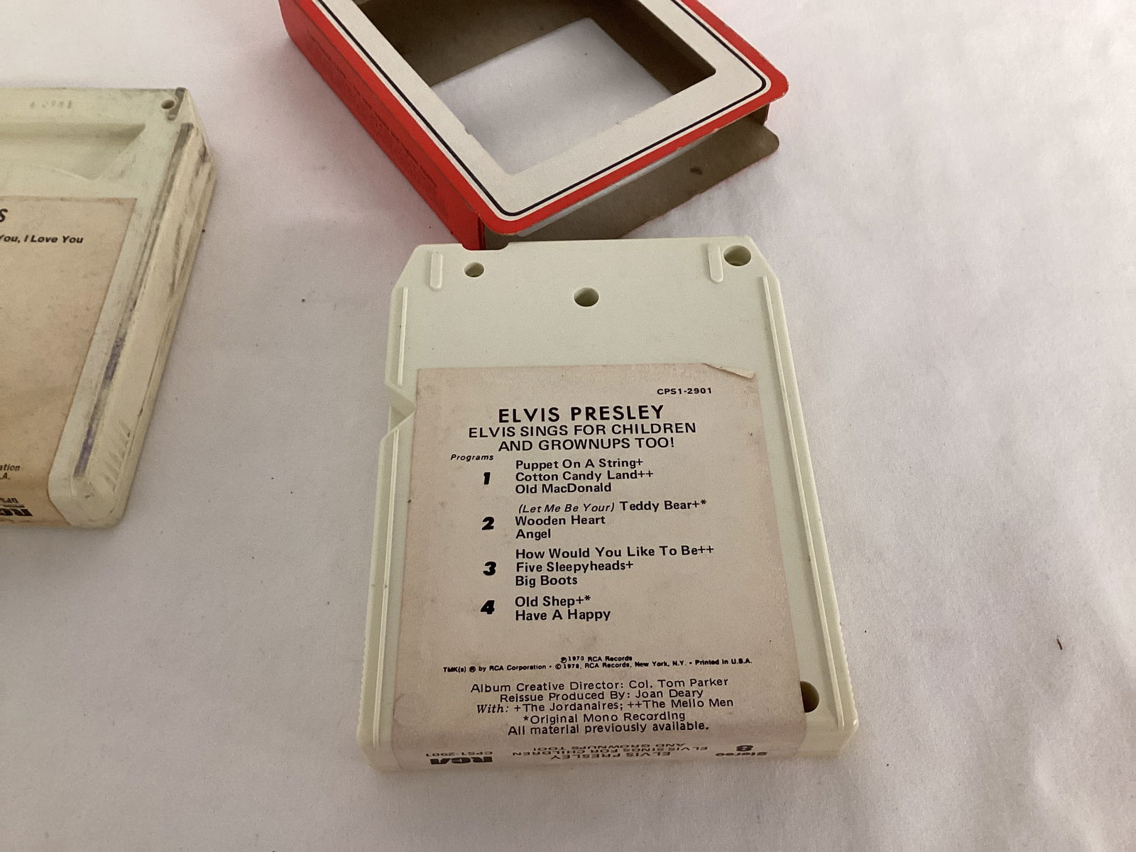 Two Elvis Presley 8 Track Tapes - 7