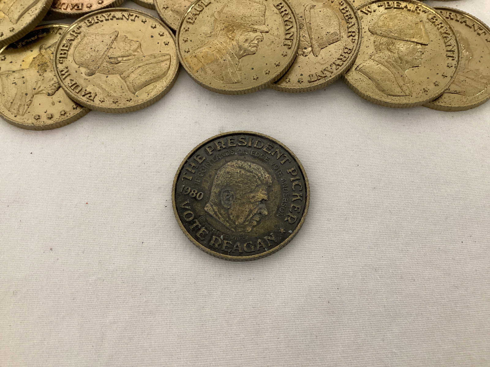 Paul Bear Bryant Alabama Crimson Tide 315 Wins Coins - 5