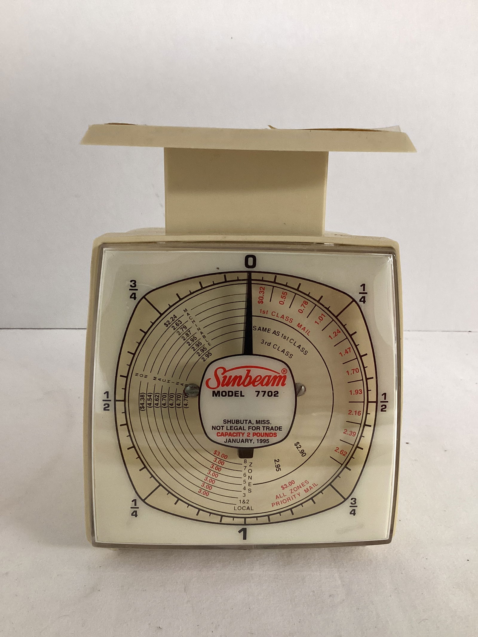 Sunbeam Postage Scale: model 7702 