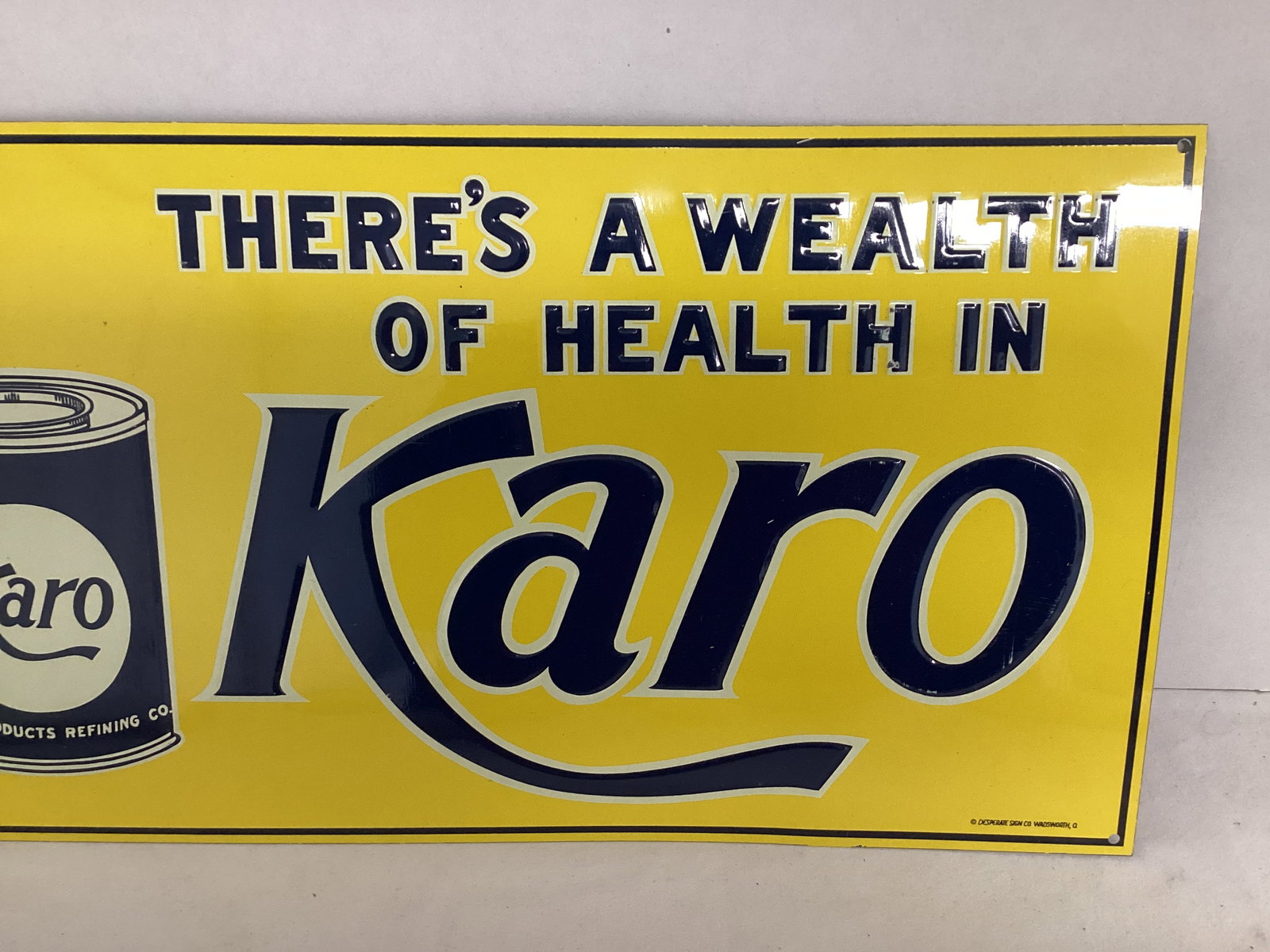 Karo Corn Products Metal Sign - 3