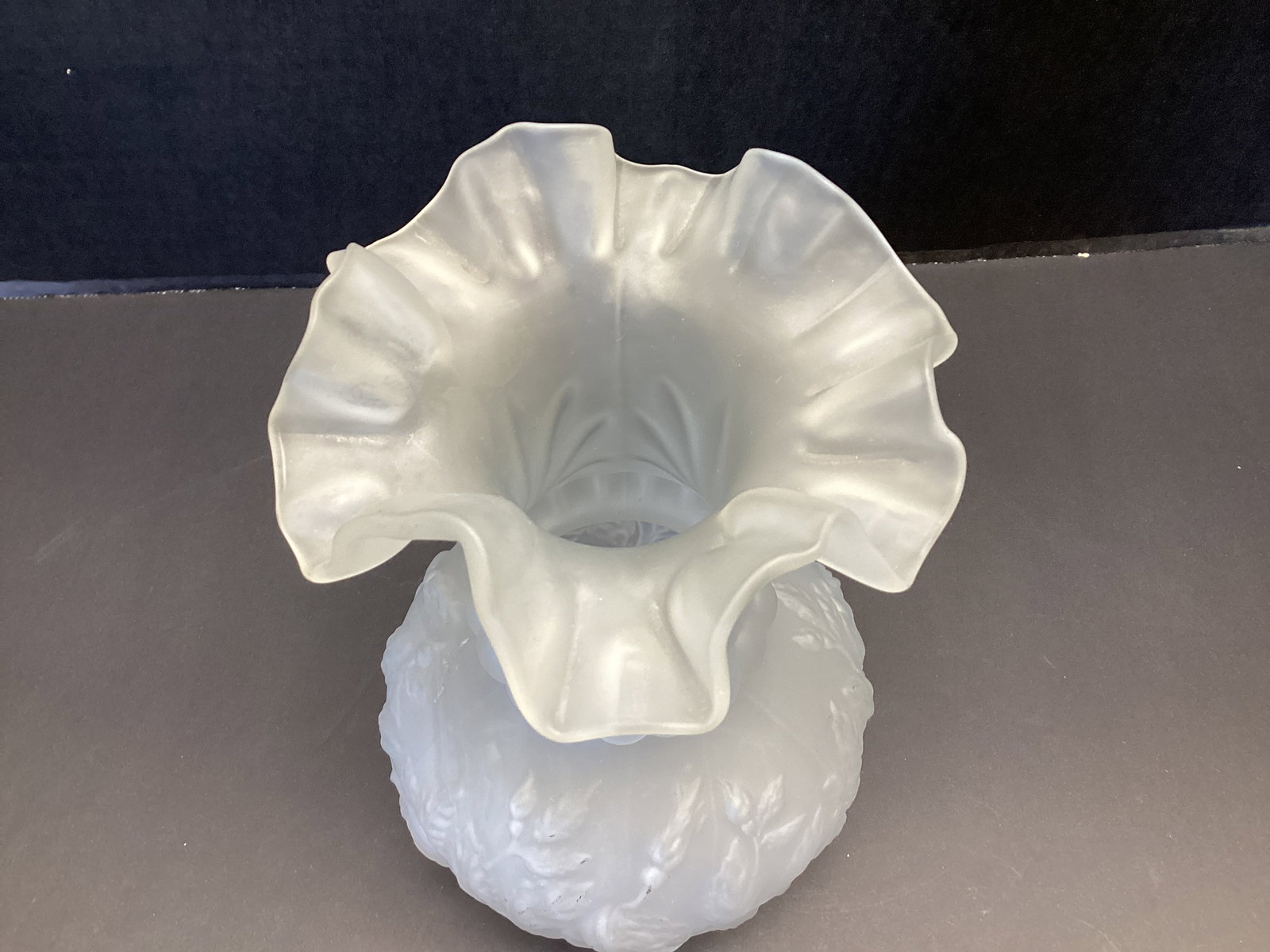 Frosted Glass Vase - 2