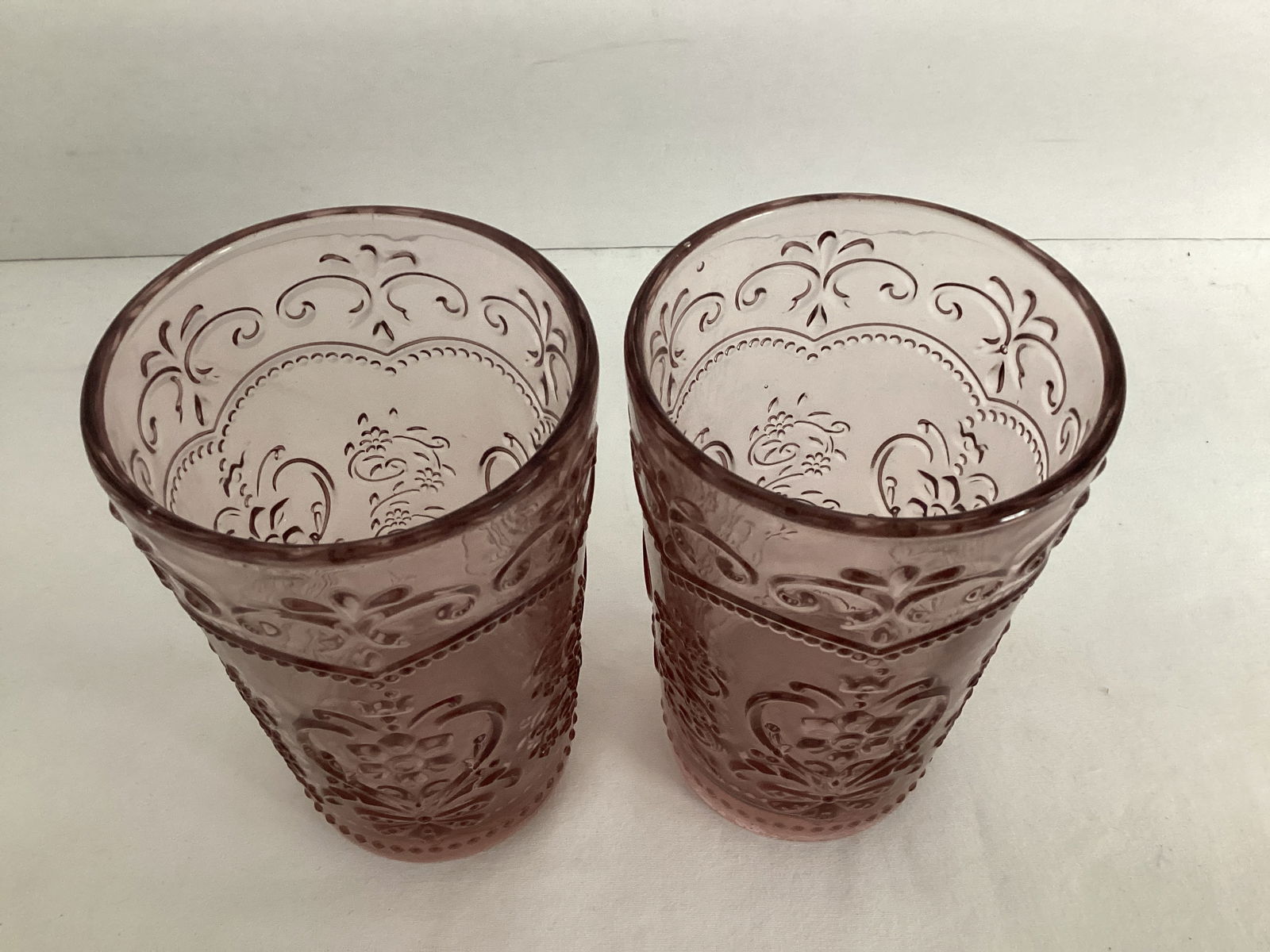 Two Purple The Pioneer Woman Glasses - 2