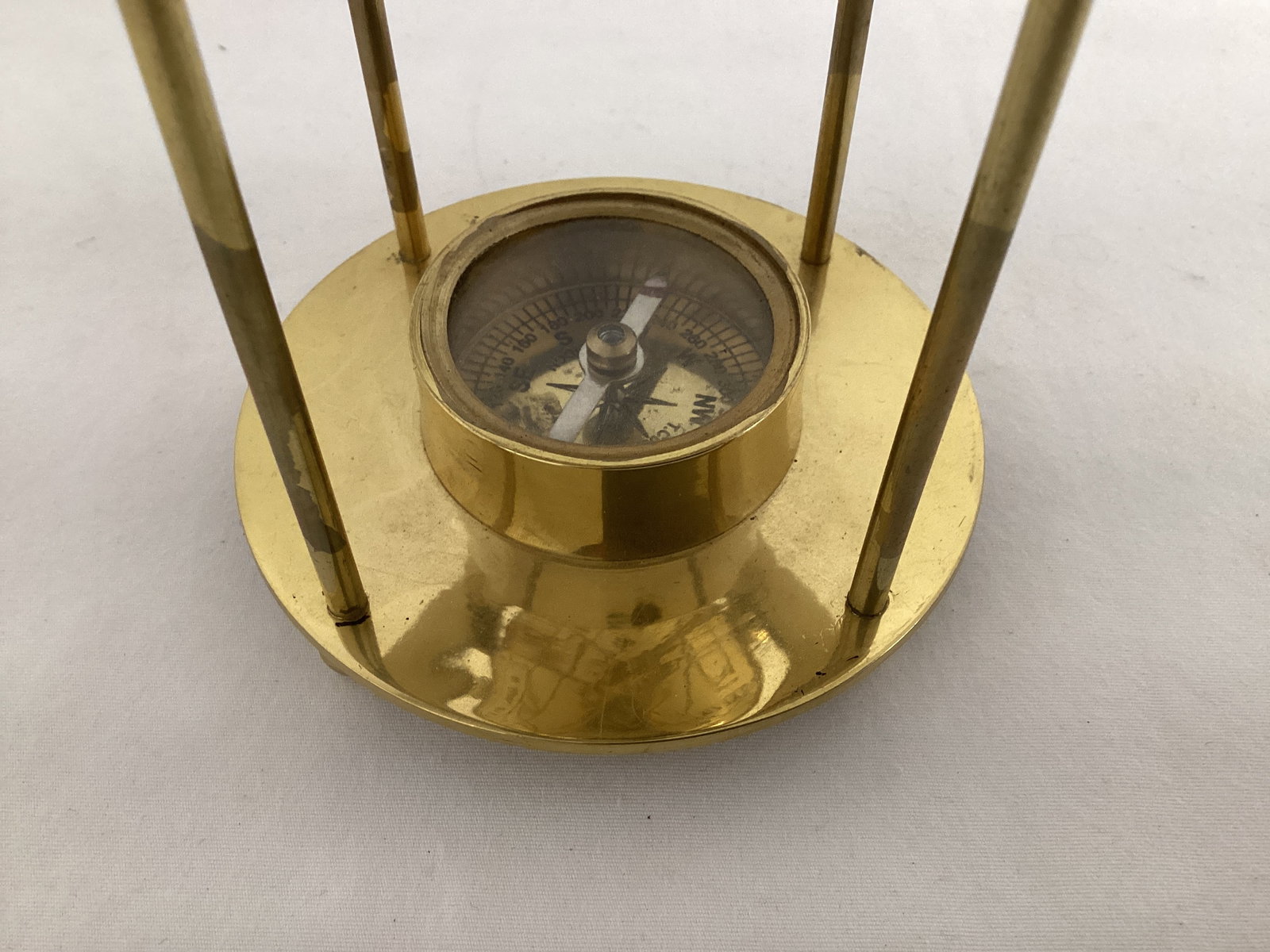 Brass Globe with Compass - 4