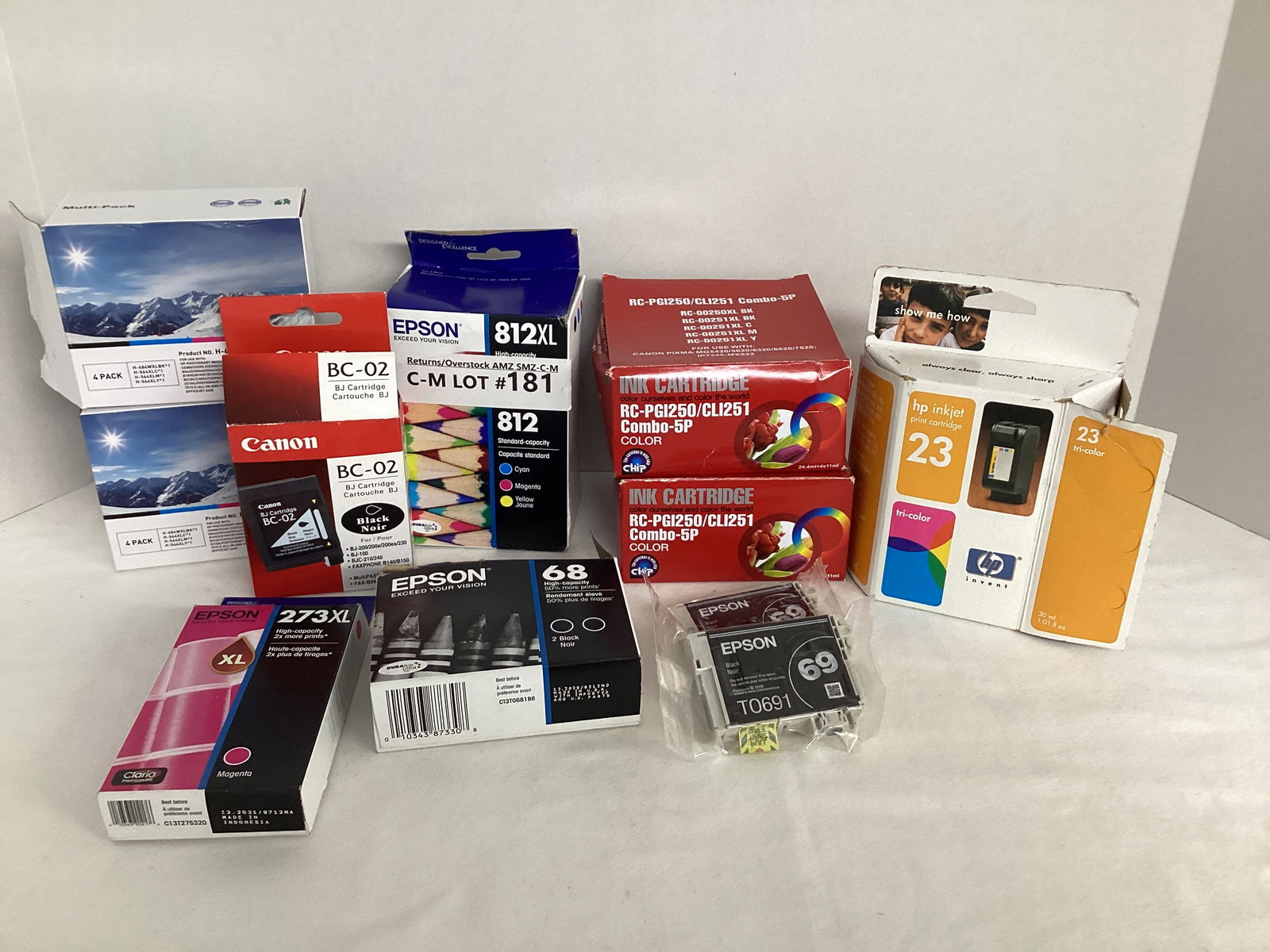 Printer Ink Cartridges: Canon, Epson 