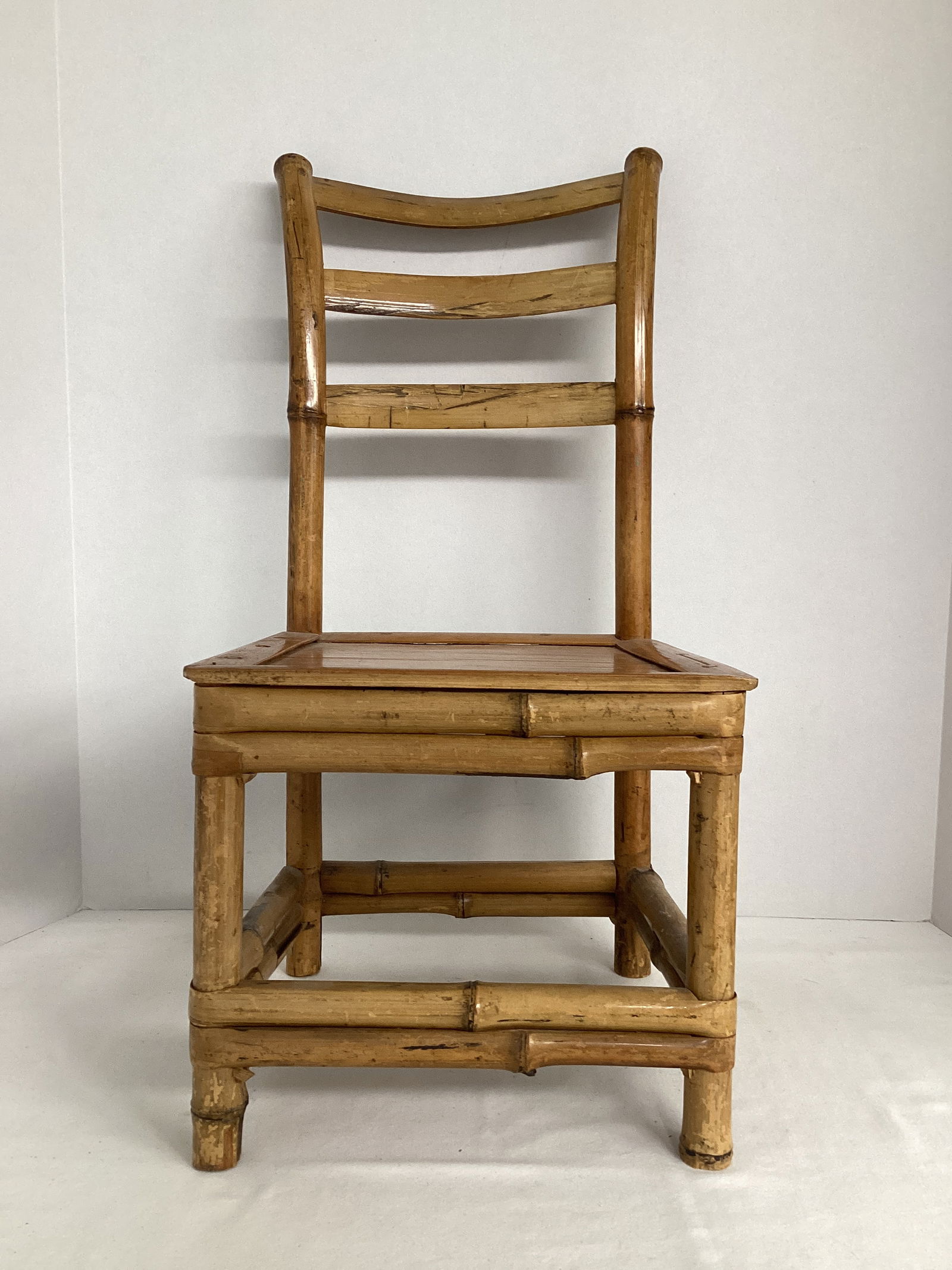 Rattan Childs Chair: 10" w seat, 9" h seat, 20 1/2" h overall, shipping unavailable for this lot 