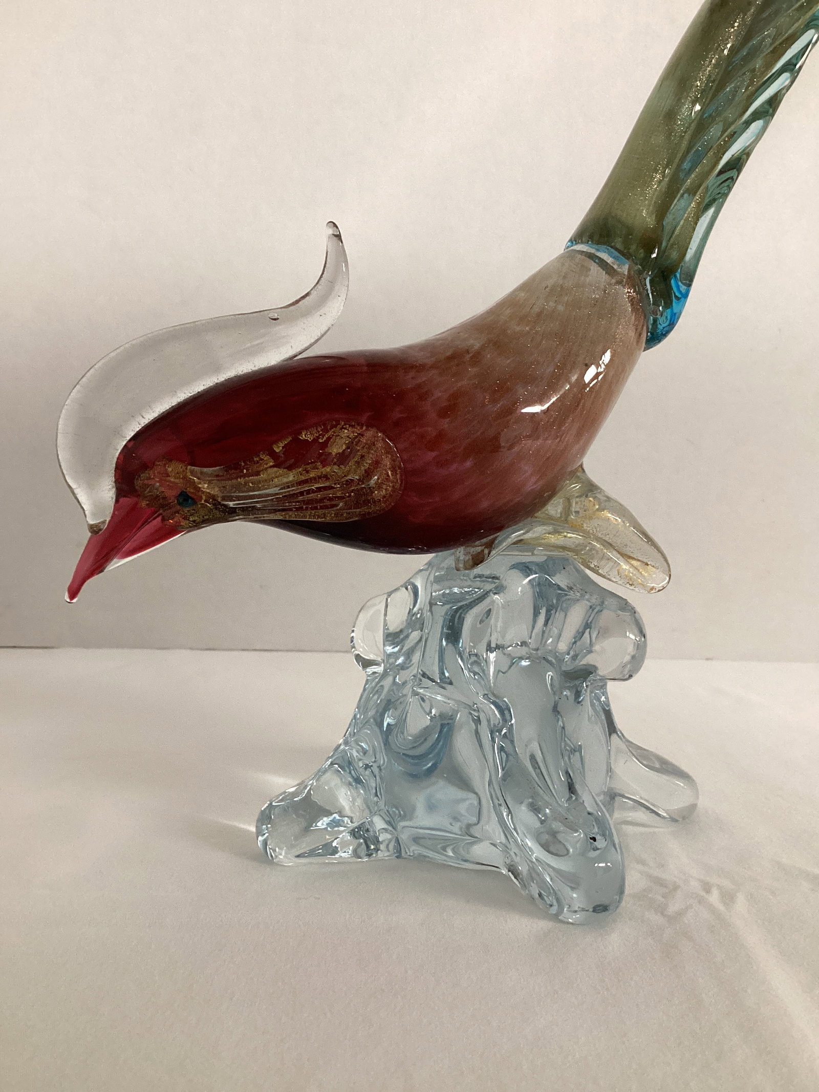 Vintage Hand Blown Glass Pheasant - 2
