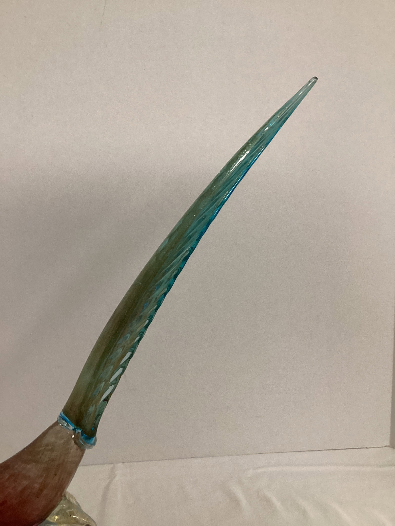 Vintage Hand Blown Glass Pheasant - 3