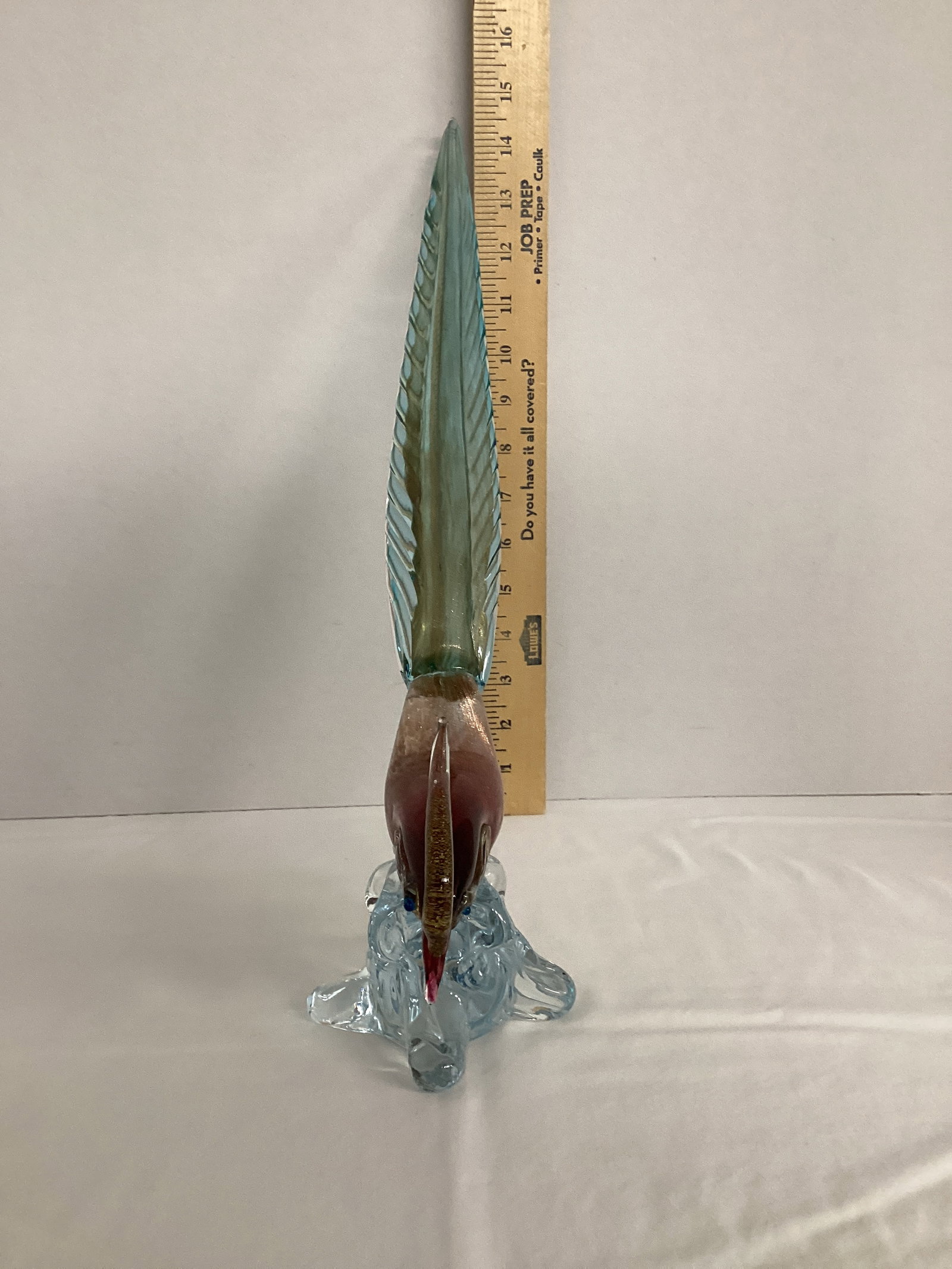 Vintage Hand Blown Glass Pheasant - 6