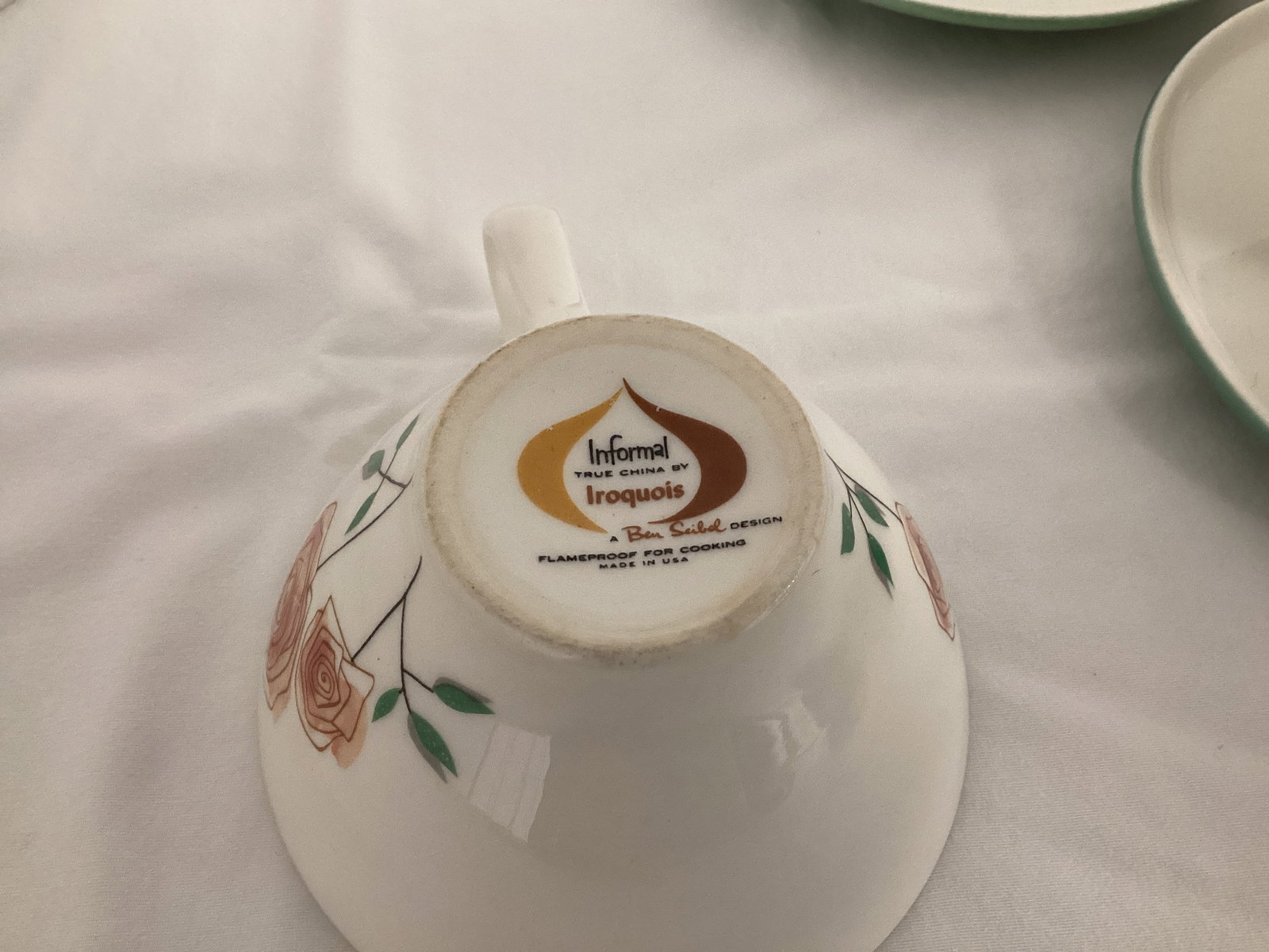 Set of Six Iroquois Ben Seibel Informal Cups and Saucers - 5