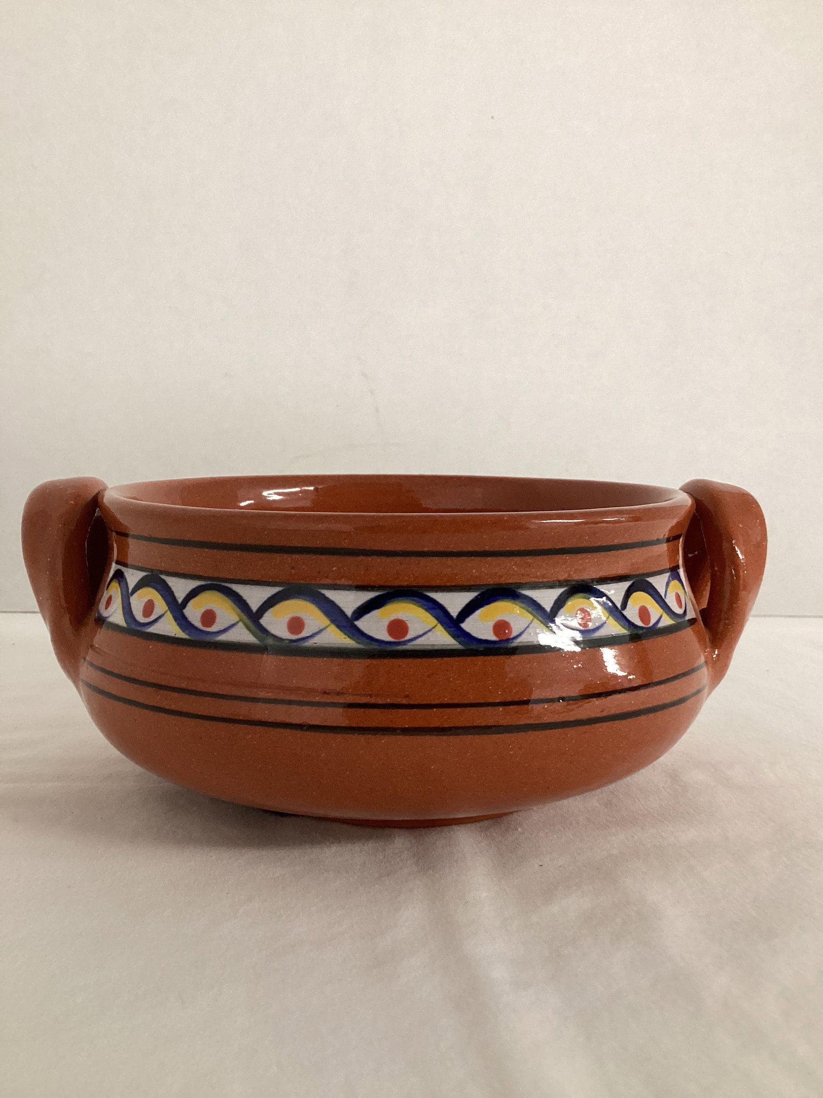 Pottery Handled Bowl (1 of 5)