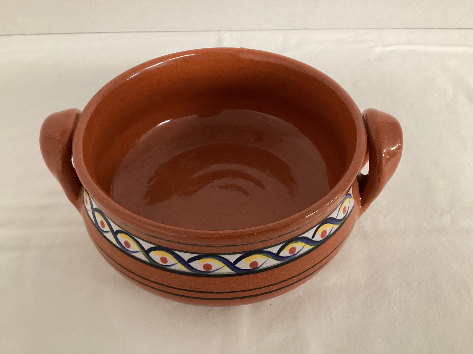 Pottery Handled Bowl - 2