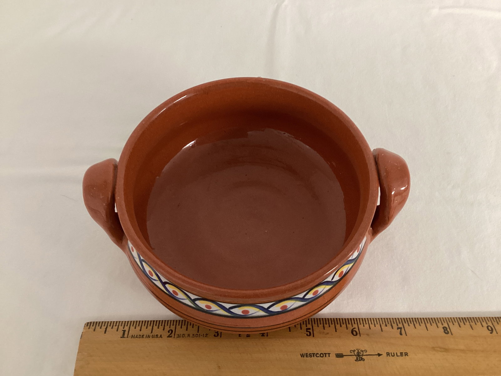 Pottery Handled Bowl - 4