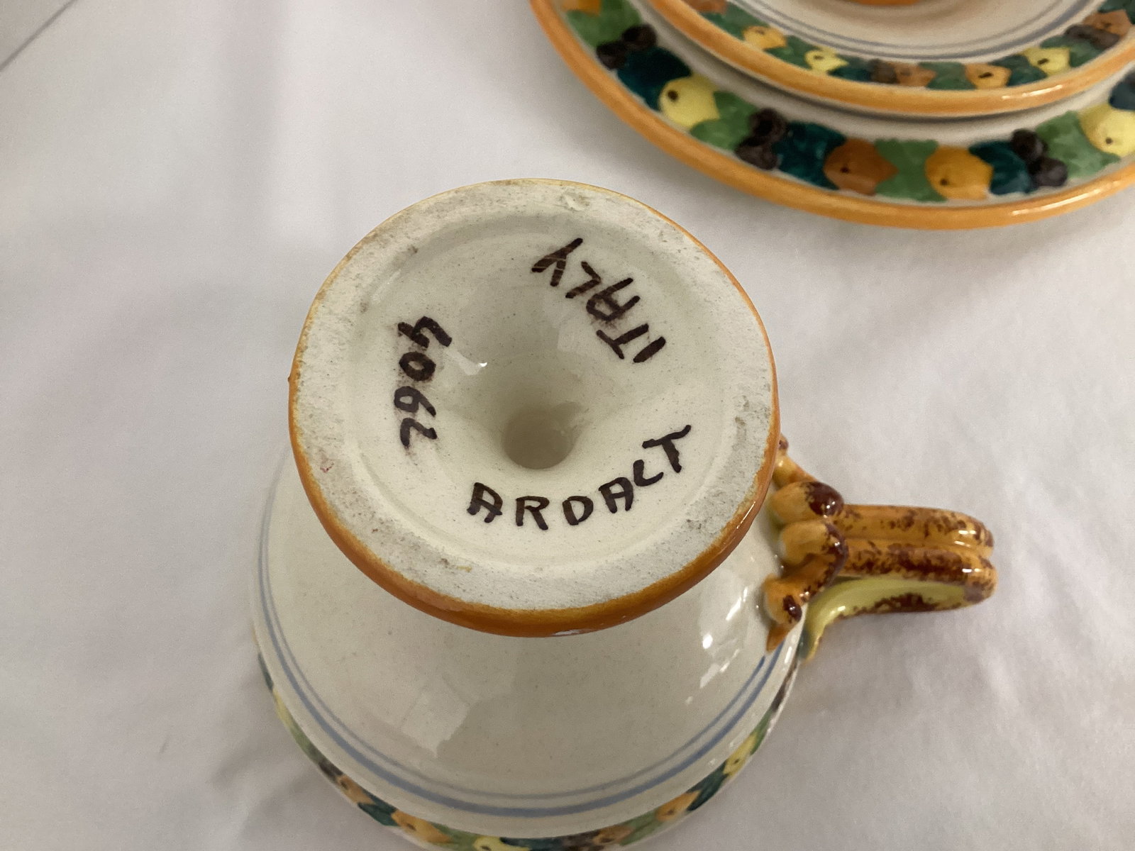 Antique Ardalt Della Robia Serving Set - 12