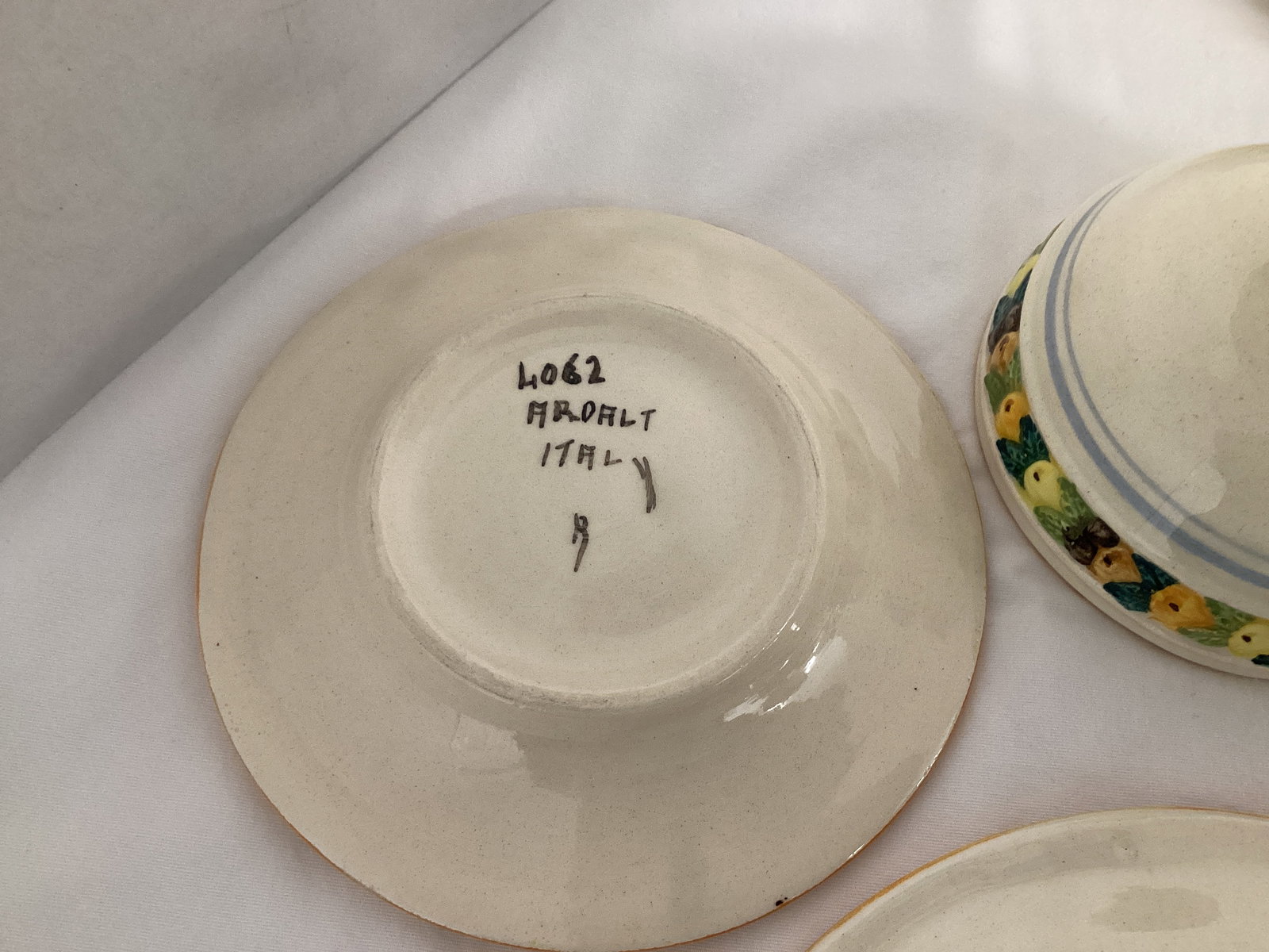 Antique Ardalt Della Robia Serving Set - 13