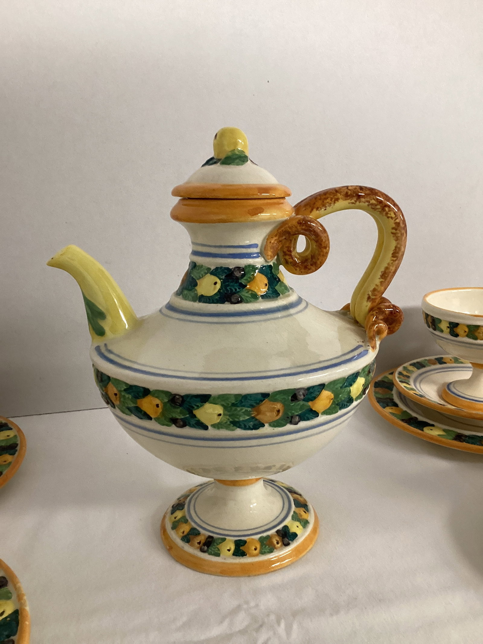 Antique Ardalt Della Robia Serving Set - 2