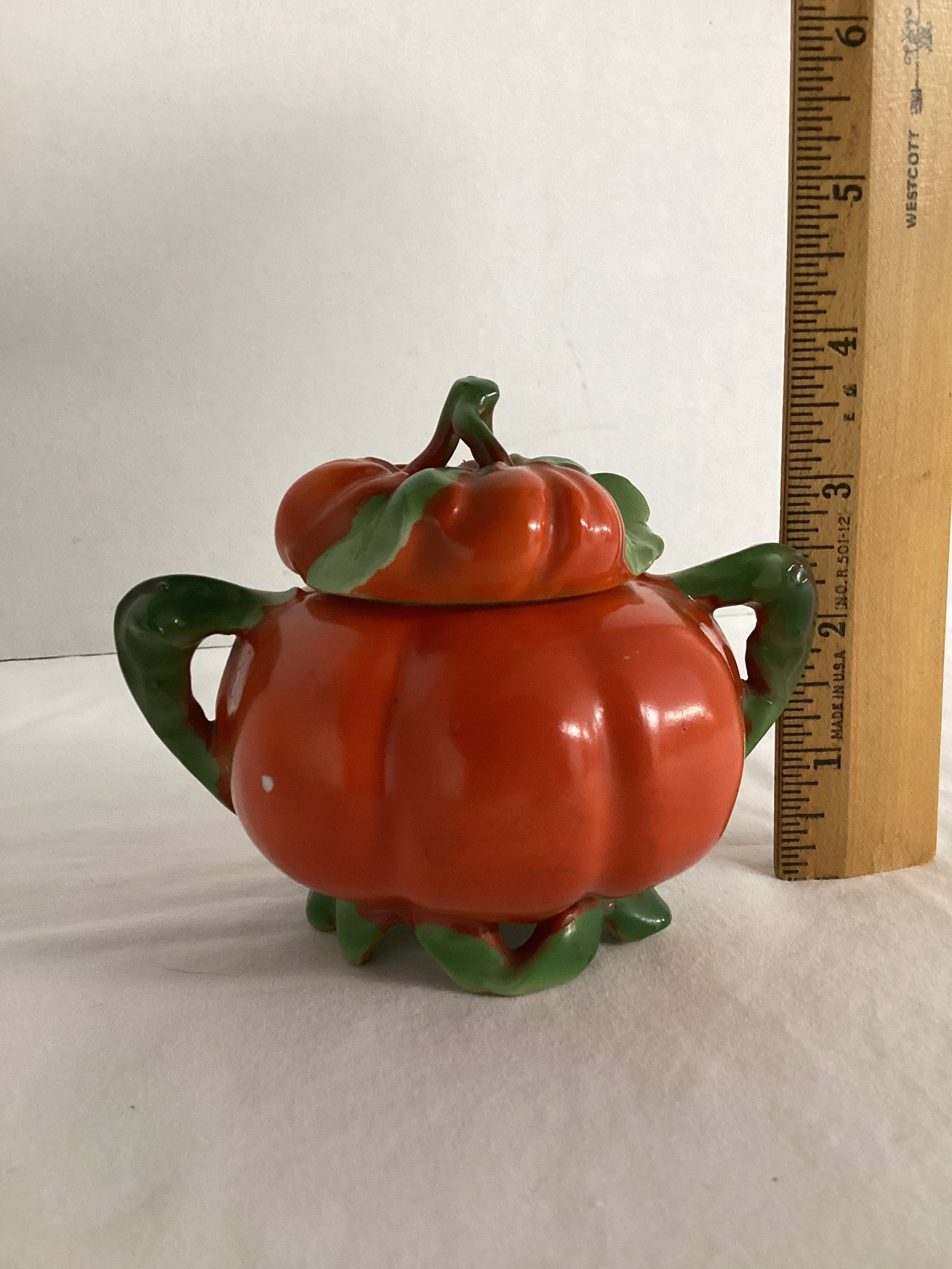 Royal Bayreuth Tomato Creamer, Sugar, and Condiment Pot - 11