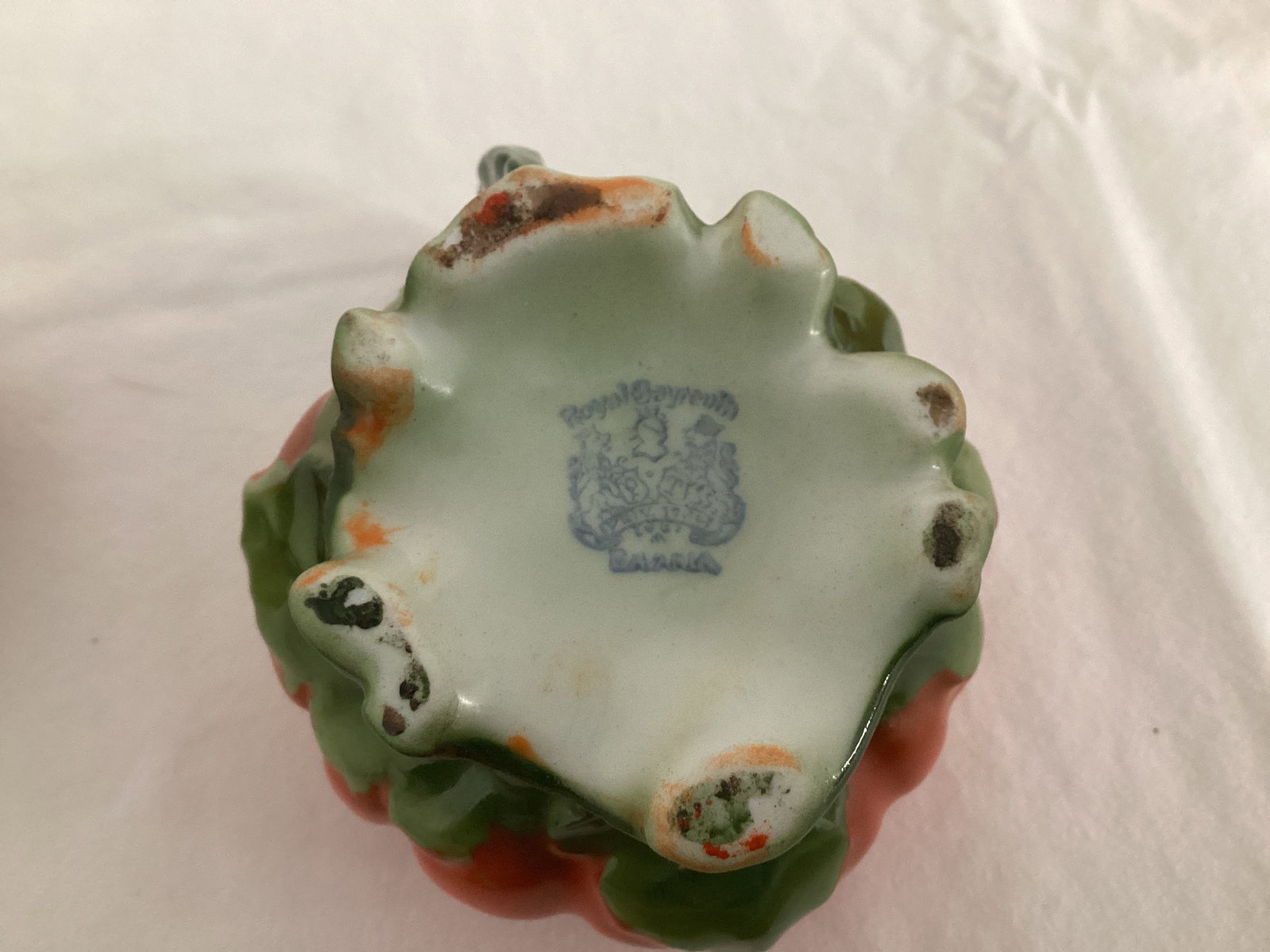 Royal Bayreuth Tomato Creamer, Sugar, and Condiment Pot - 9