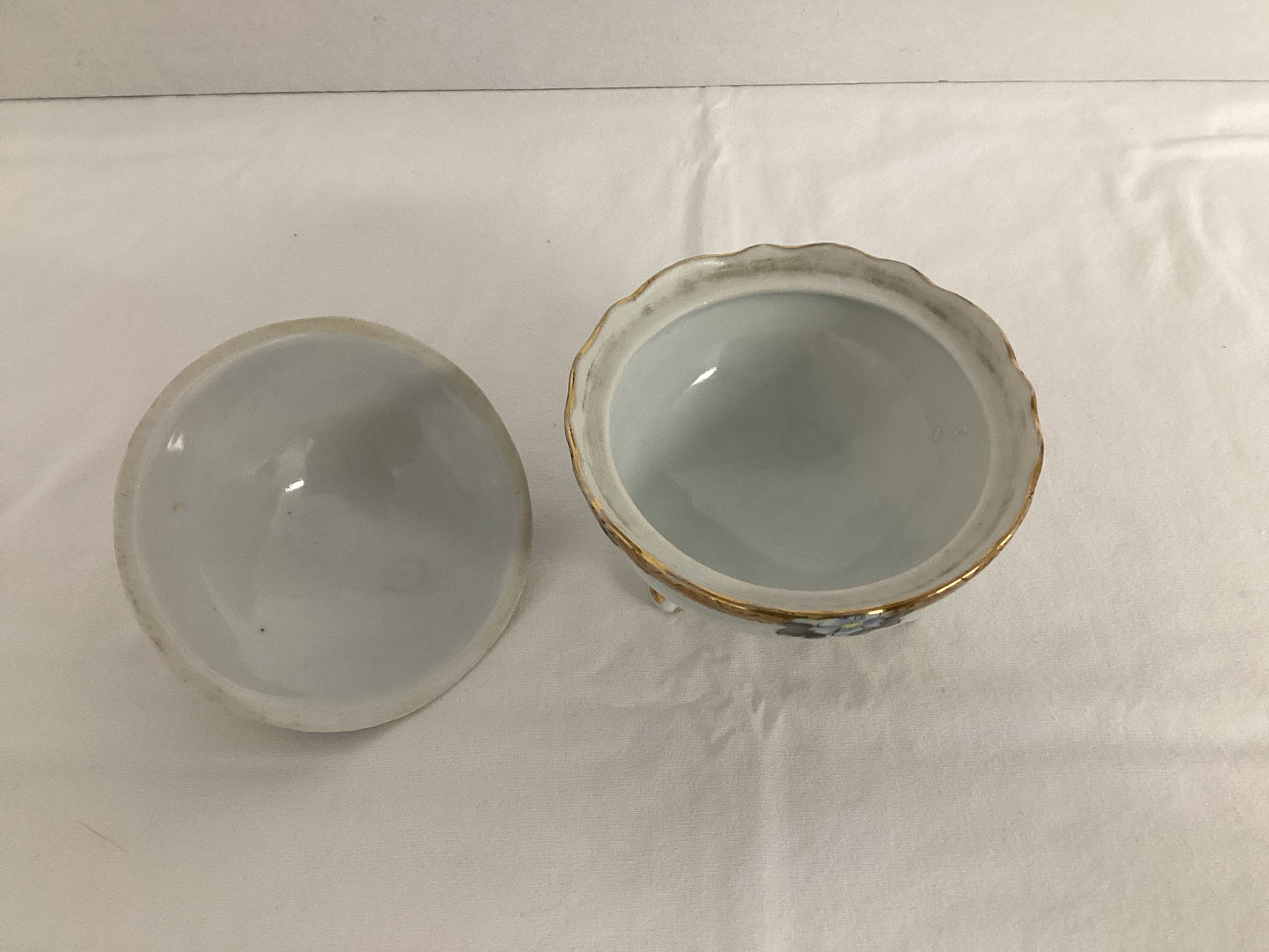 Hand Painted Nippon Footed Dish - 3