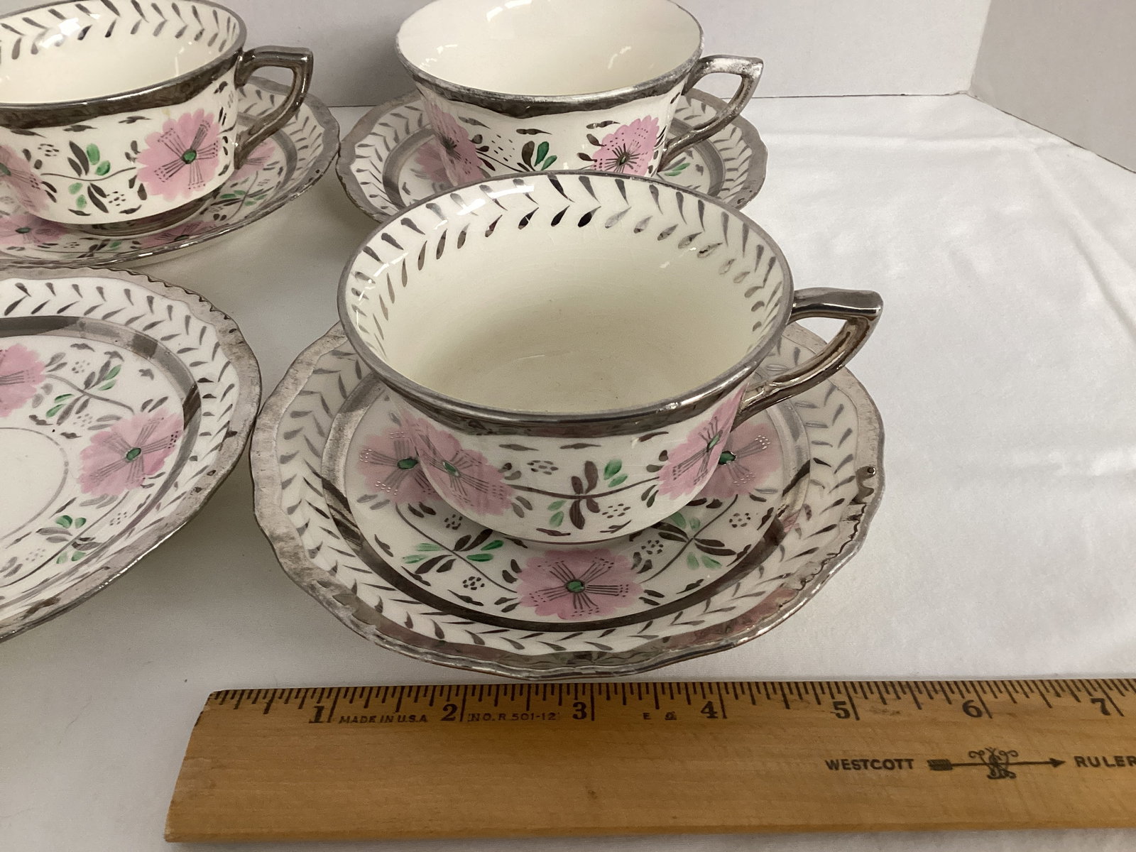 Louis XV Cups and Saucers - 3