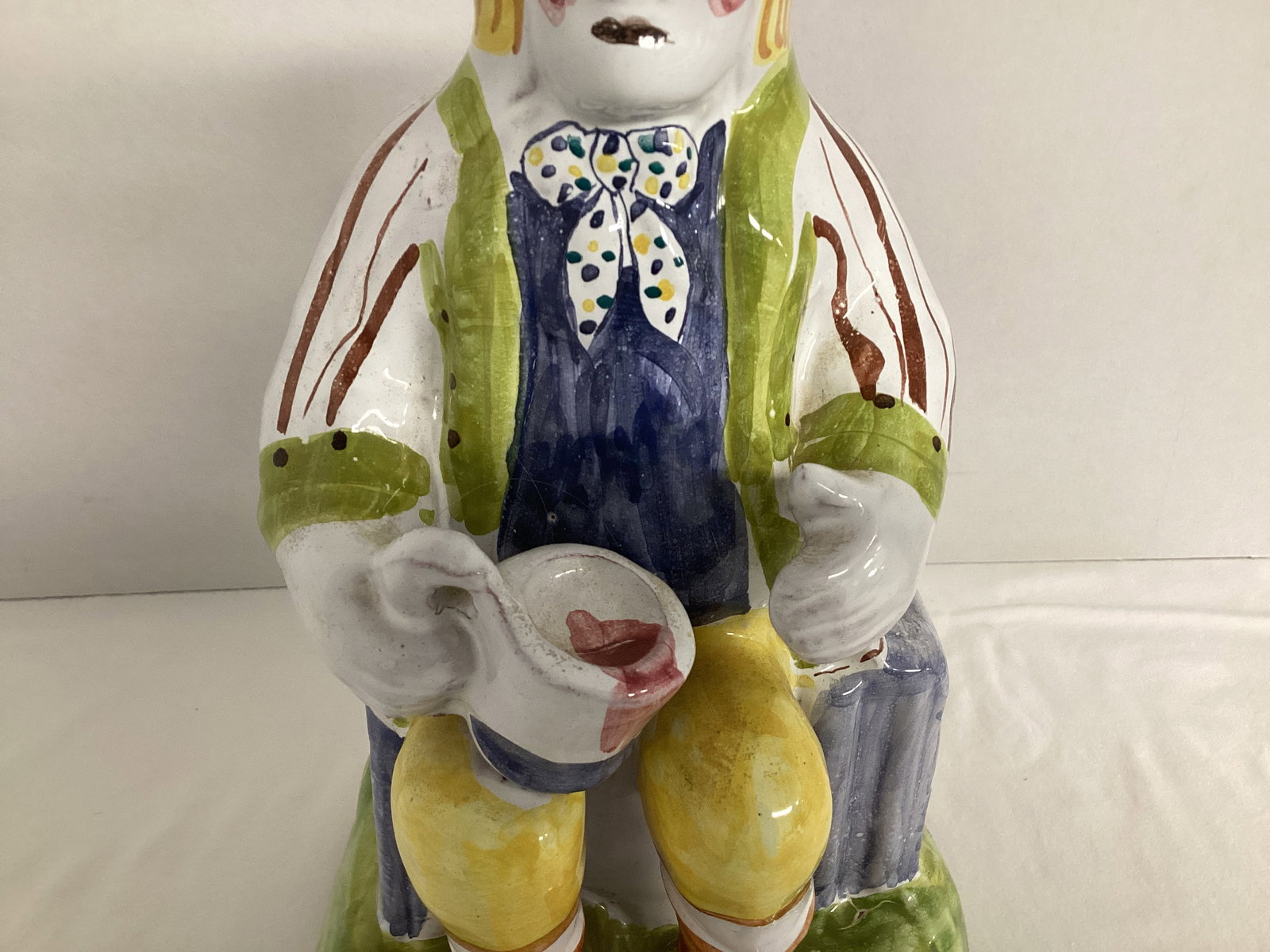 Figural Pottery Pitcher - 3