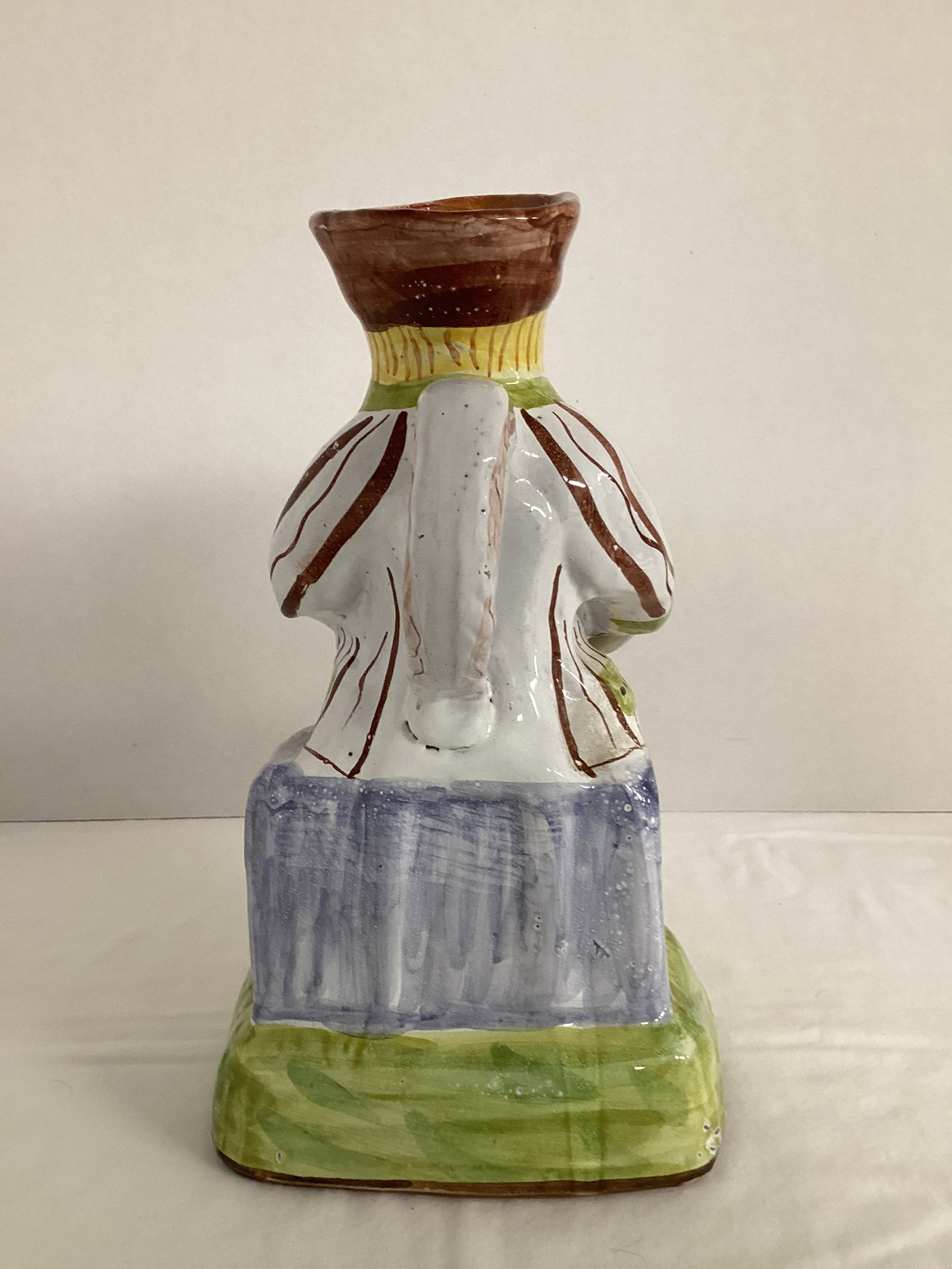 Figural Pottery Pitcher - 6