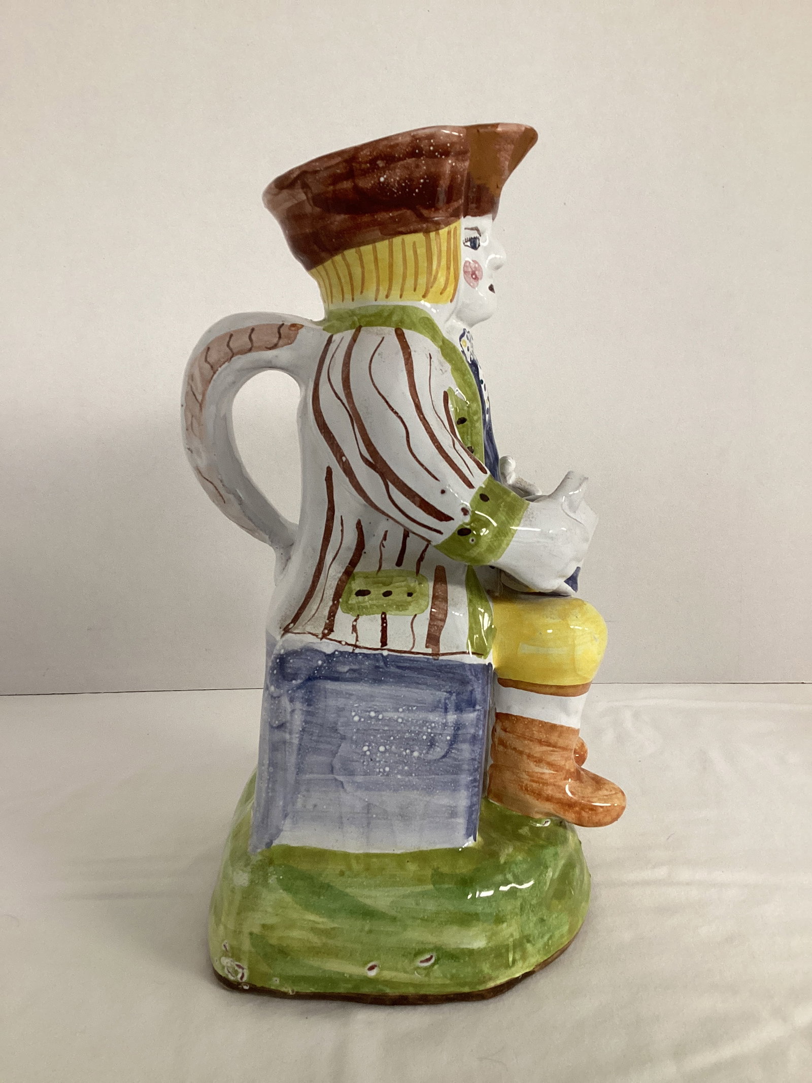 Figural Pottery Pitcher - 7
